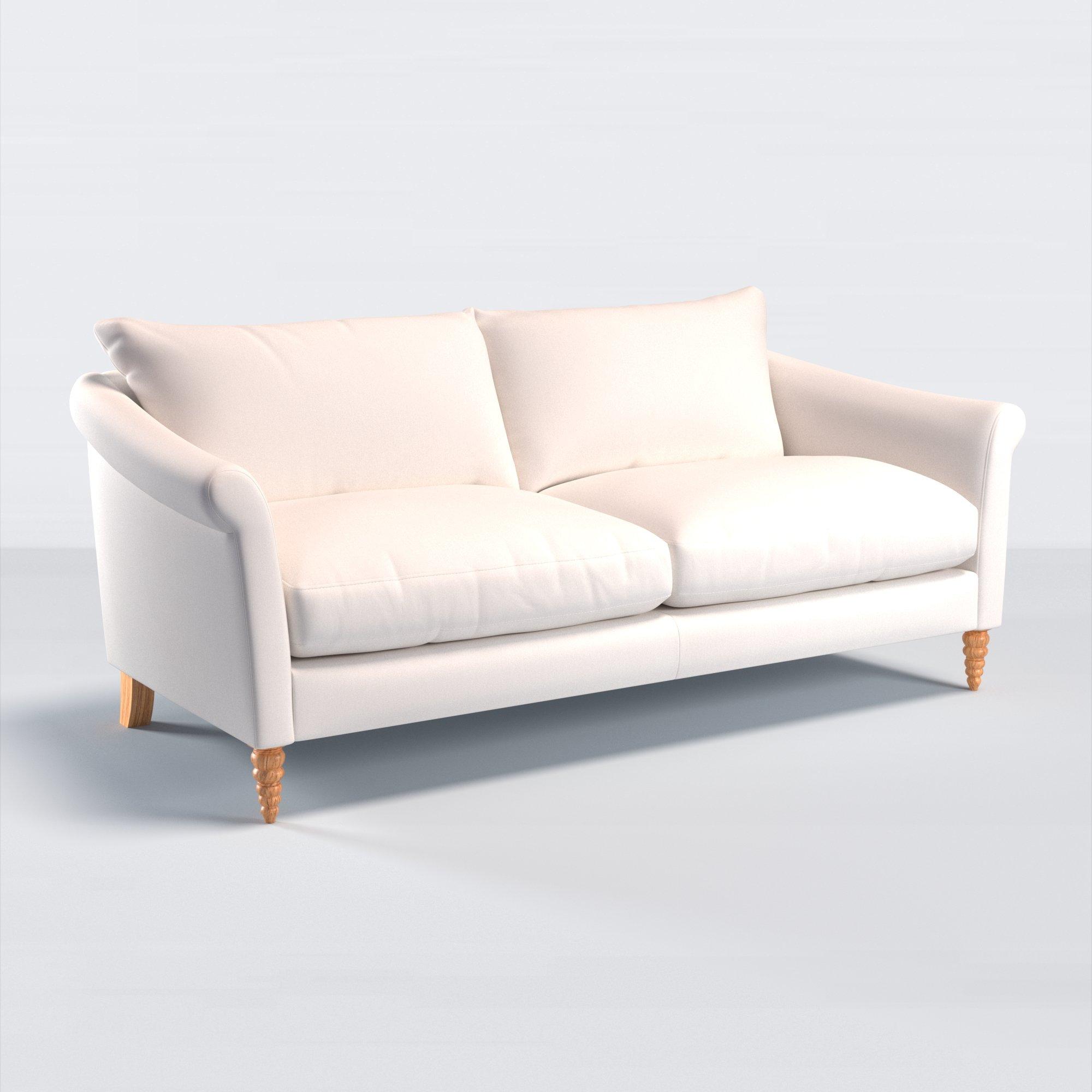 Sloane Range, Aquaclean Titan Plain Fabric, Oyster White, Price Band D