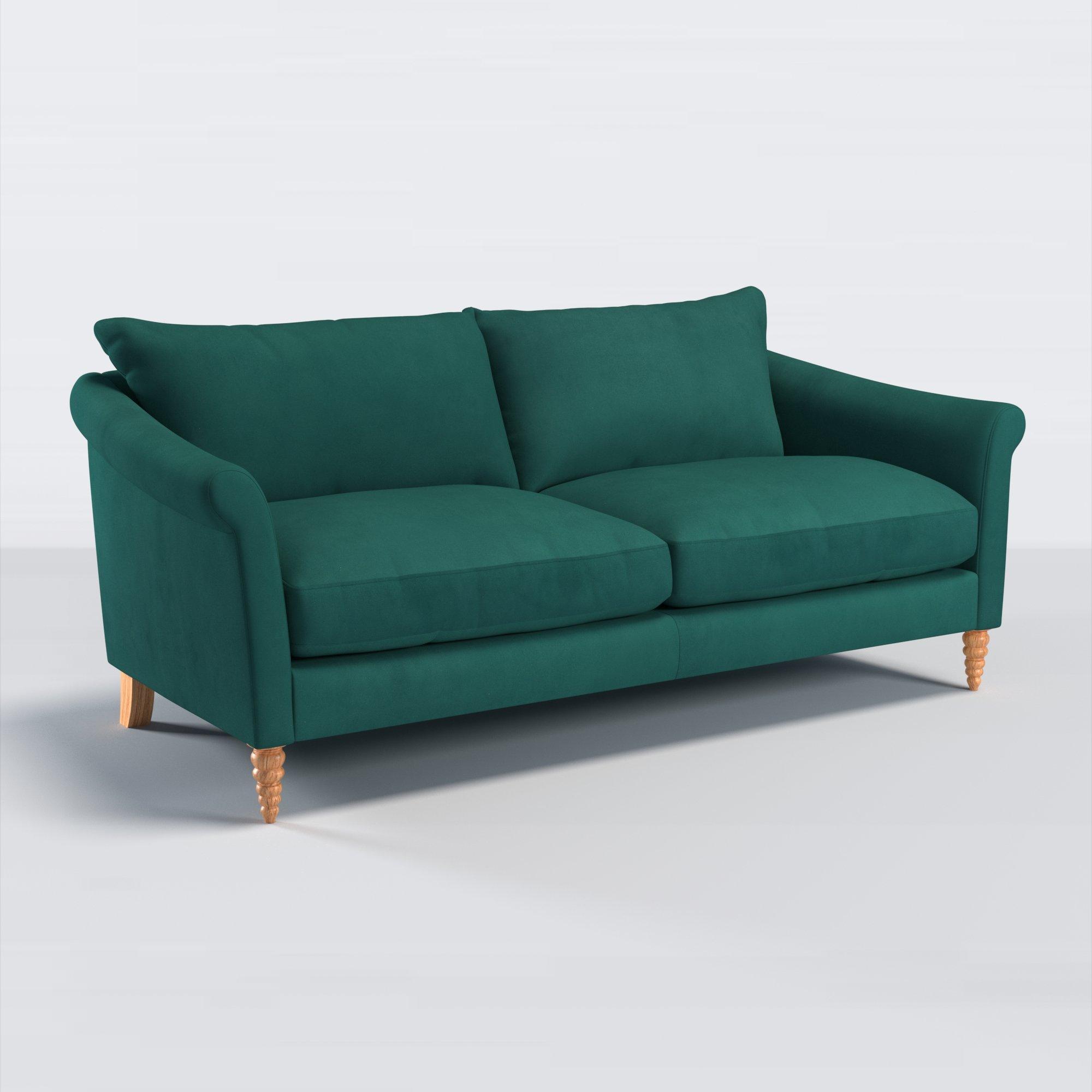 Sloane Range, John Lewis Easy Clean Plush Velvet Fabric, Teal, Price Band B