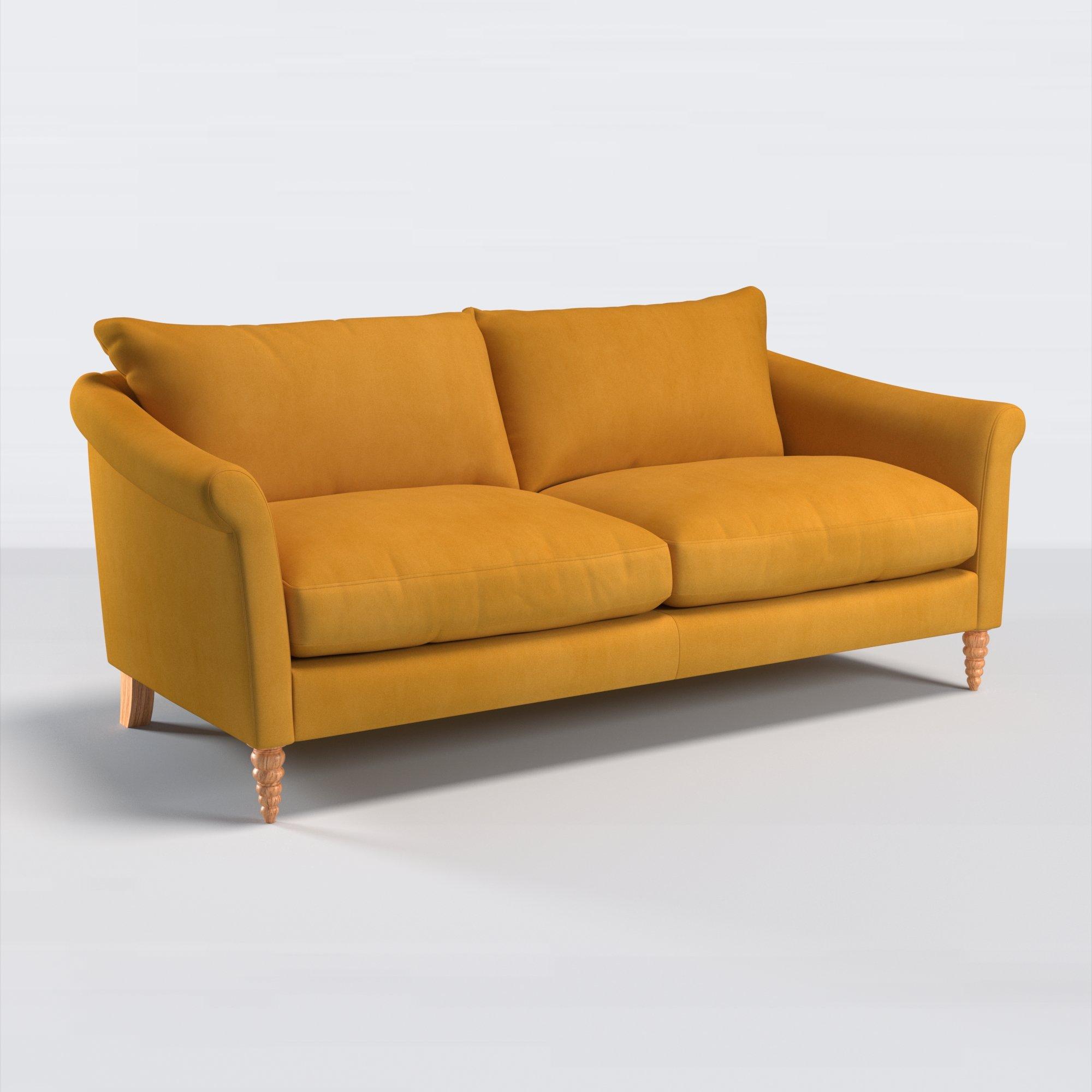 Sloane Range, John Lewis Easy Clean Plush Velvet Fabric, Honey, Price Band B