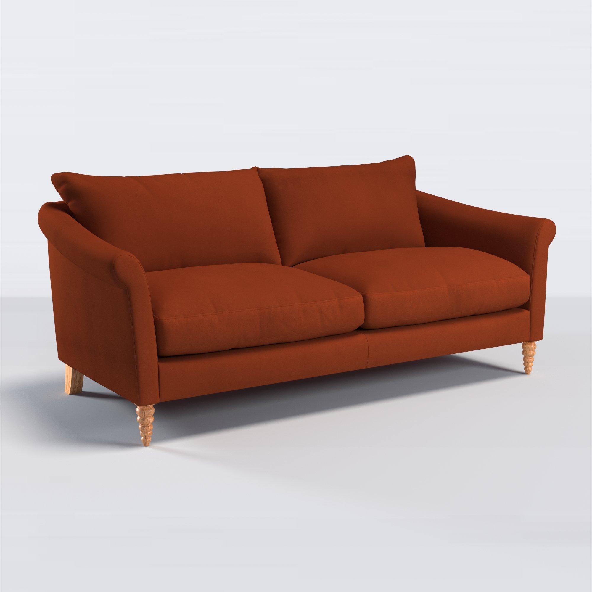 Sloane Range, John Lewis Easy Clean Plush Velvet Fabric, Auburn, Price Band B