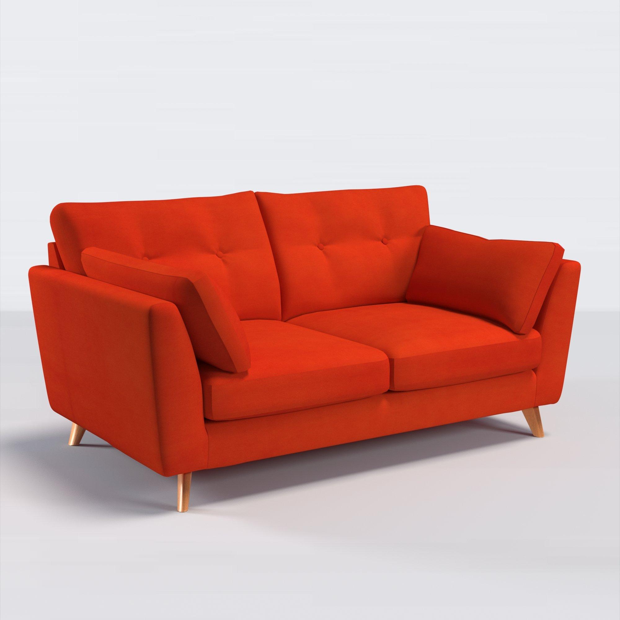 Alfie Range, John Lewis Easy Clean Plush Velvet Fabric, Paprika, Price Band B