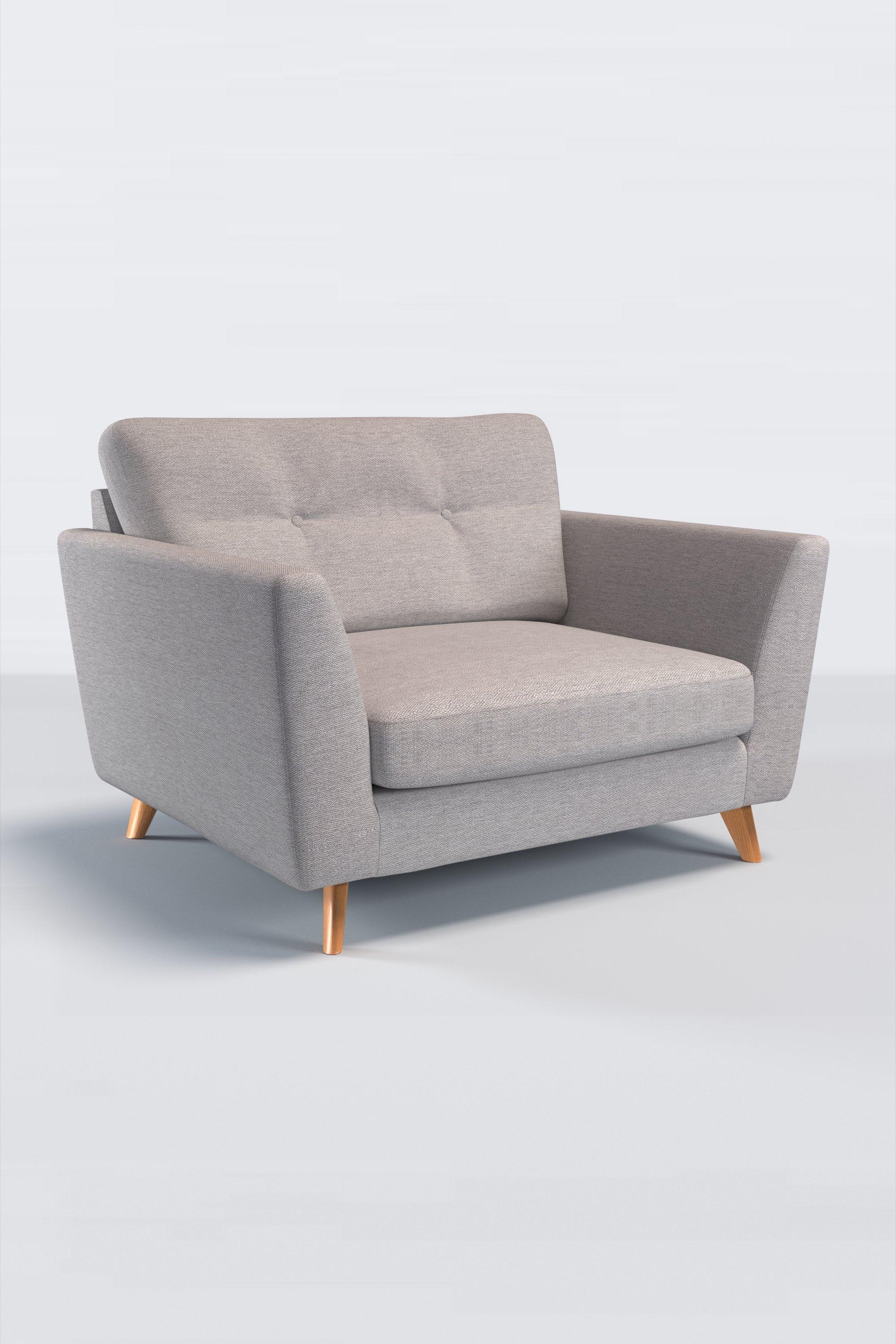 Alfie Range, John Lewis Twisted Boucle Fabric, Silver Grey, Price Band D