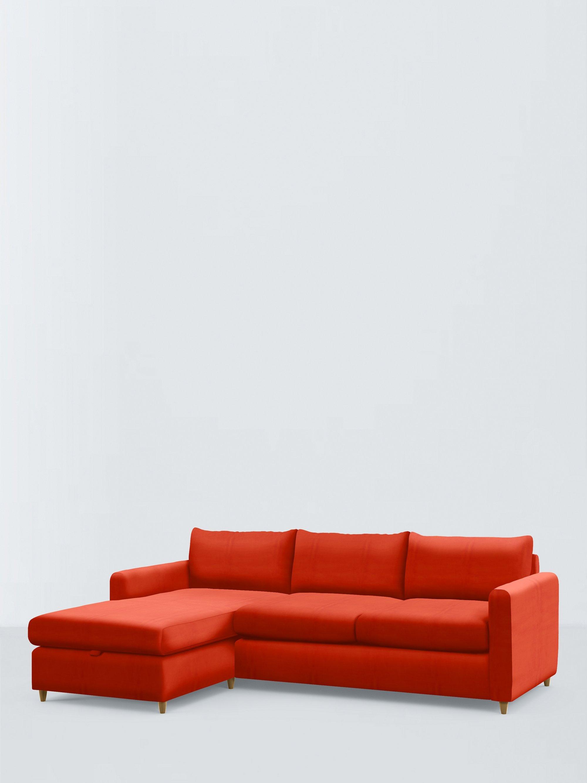 Bailey II Range, John Lewis Easy Clean Plush Velvet Fabric, Paprika, Price Band B