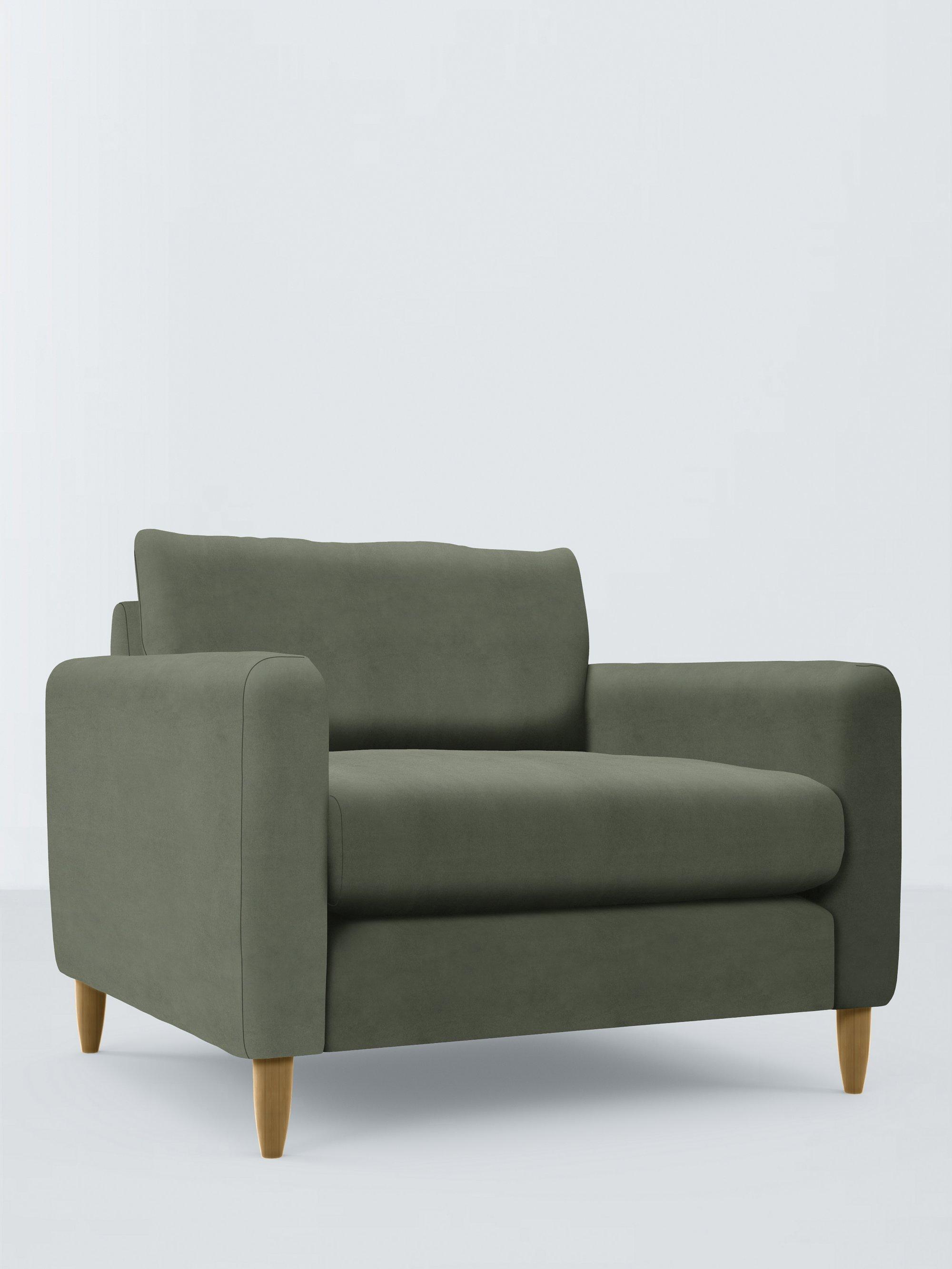 Bailey II Range, John Lewis Easy Clean Eco Velvet Fabric, Myrtle, Price Band D
