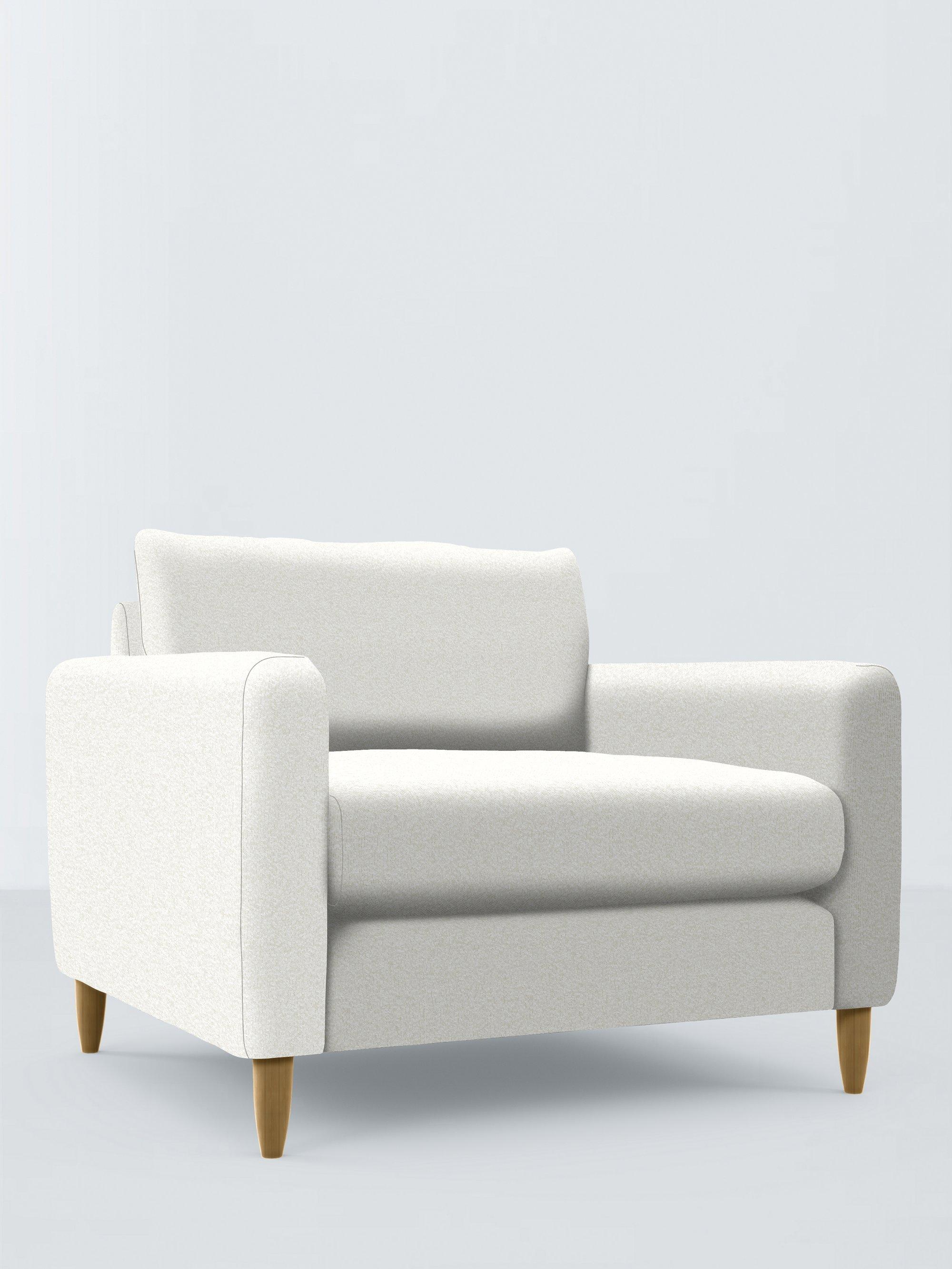 Bailey II Range, John Lewis Boucle Plain Fabric, Marshmallow, Price Band B