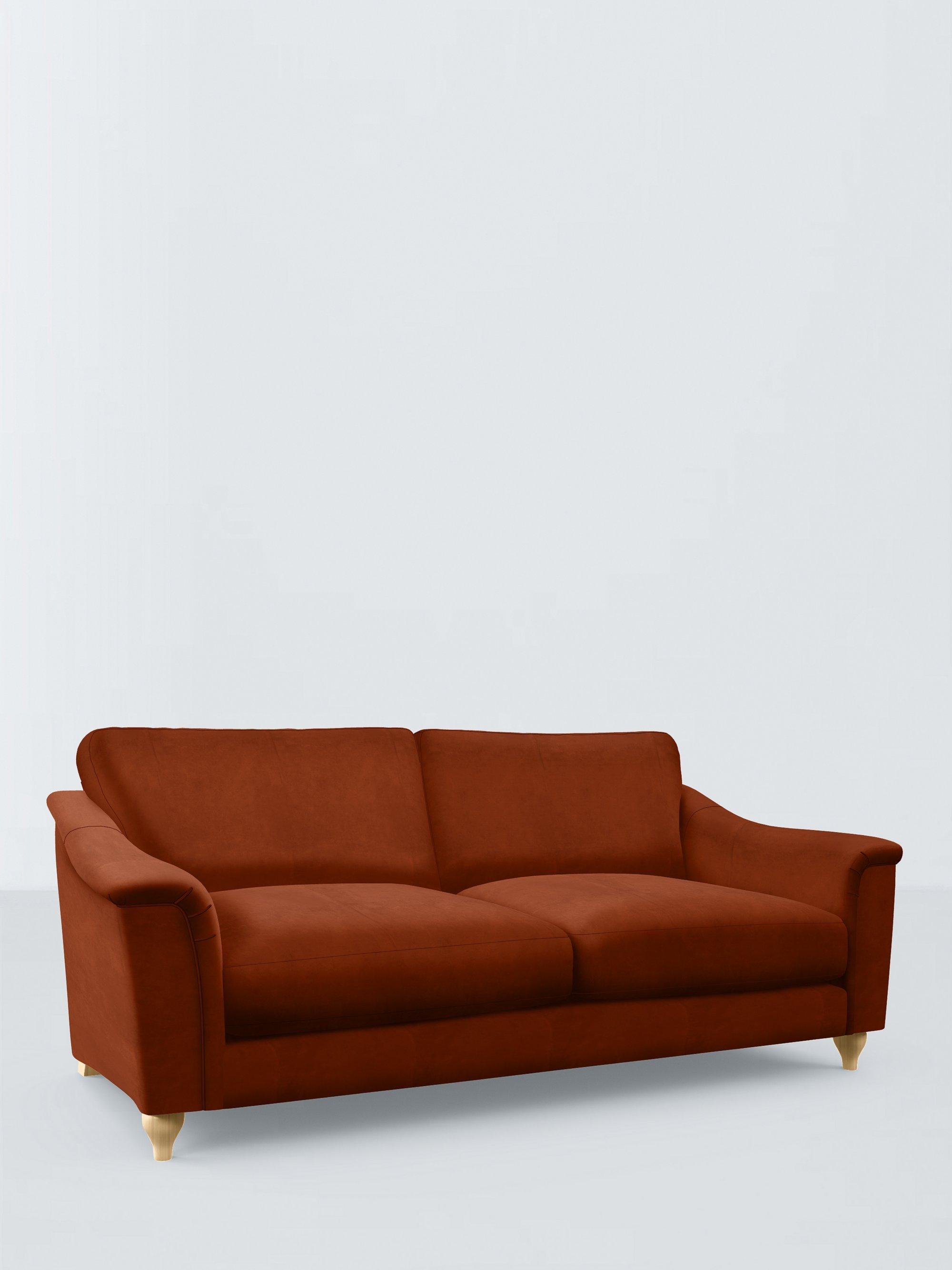 Bromley Range, John Lewis Easy Clean Plush Velvet Fabric, Auburn, Price Band B