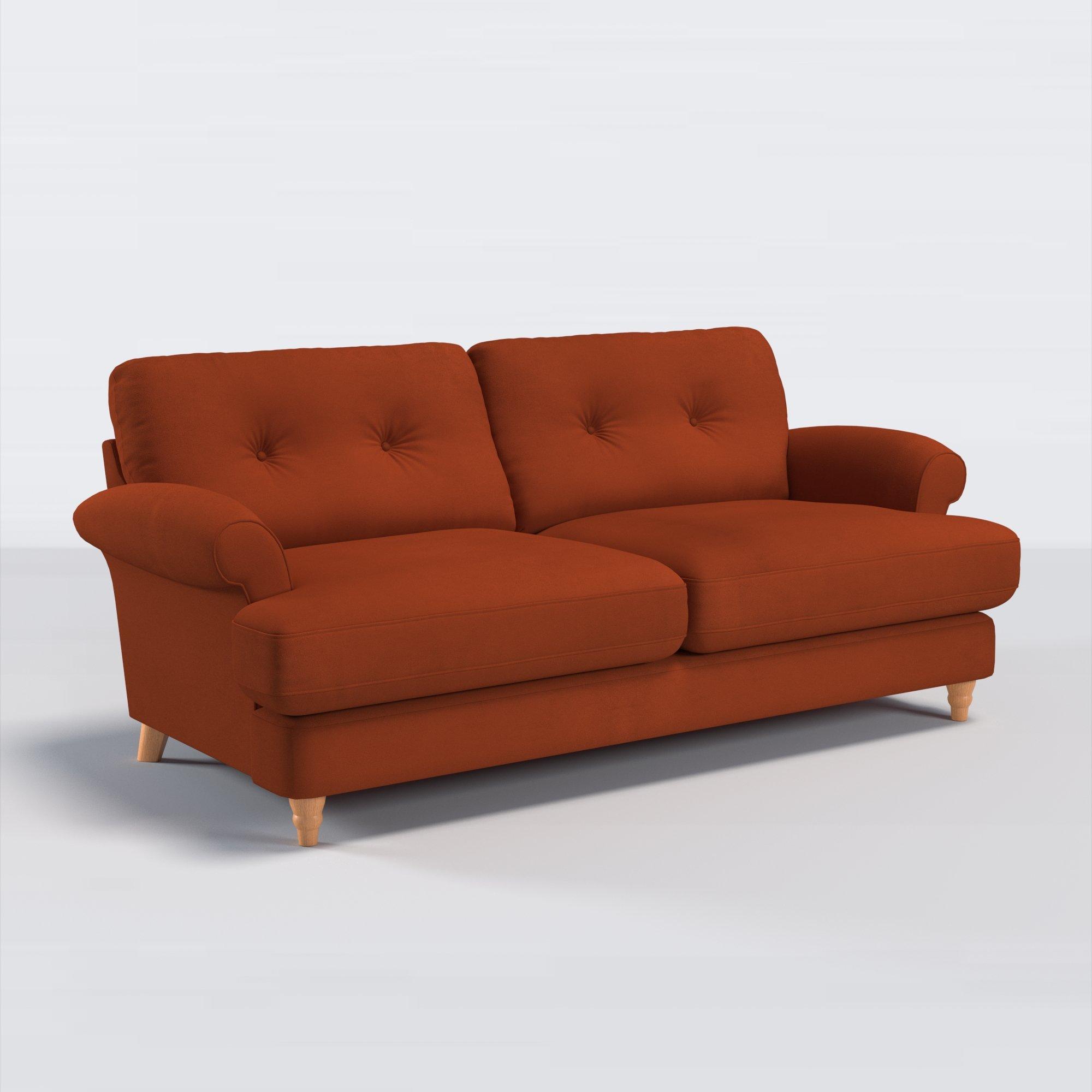 Cambridge Range, John Lewis Easy Clean Plush Velvet Fabric, Auburn, Price Band B