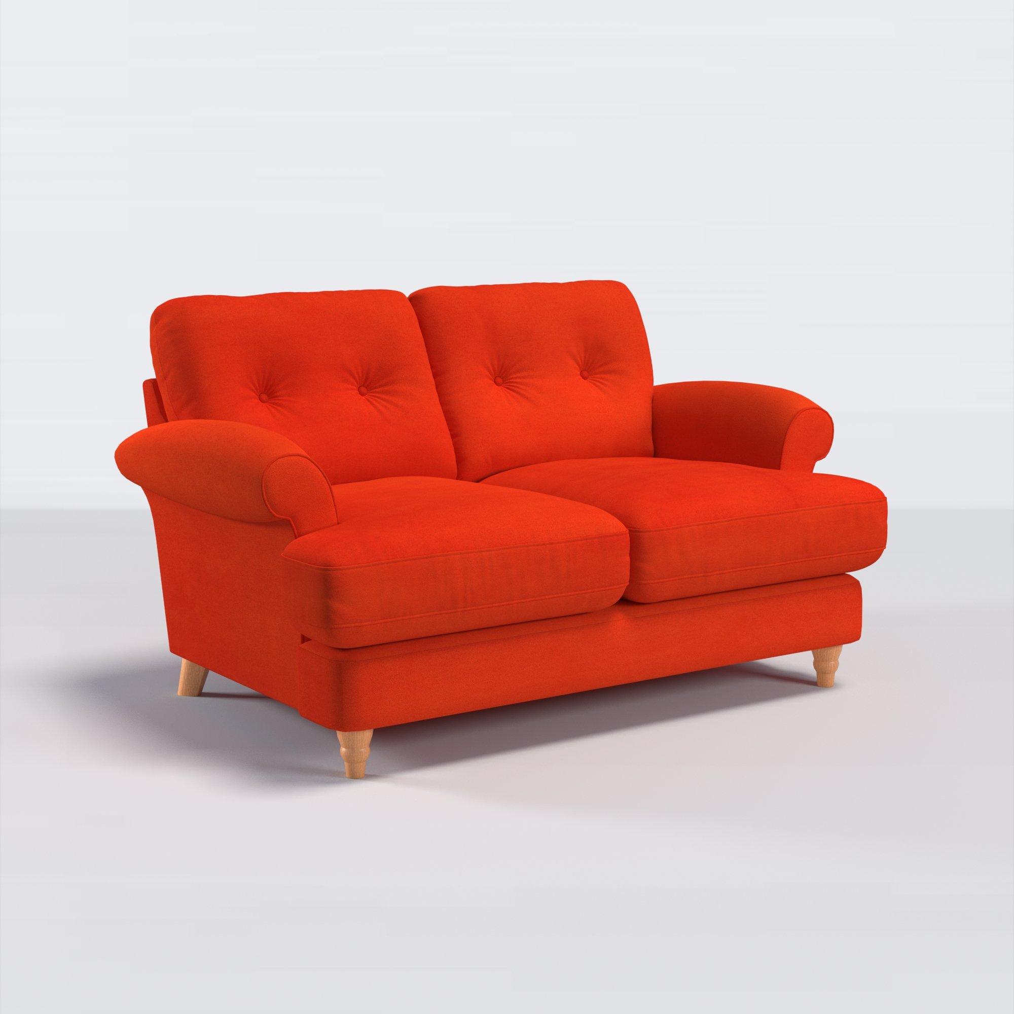 Cambridge Range, John Lewis Easy Clean Plush Velvet Fabric, Paprika, Price Band B