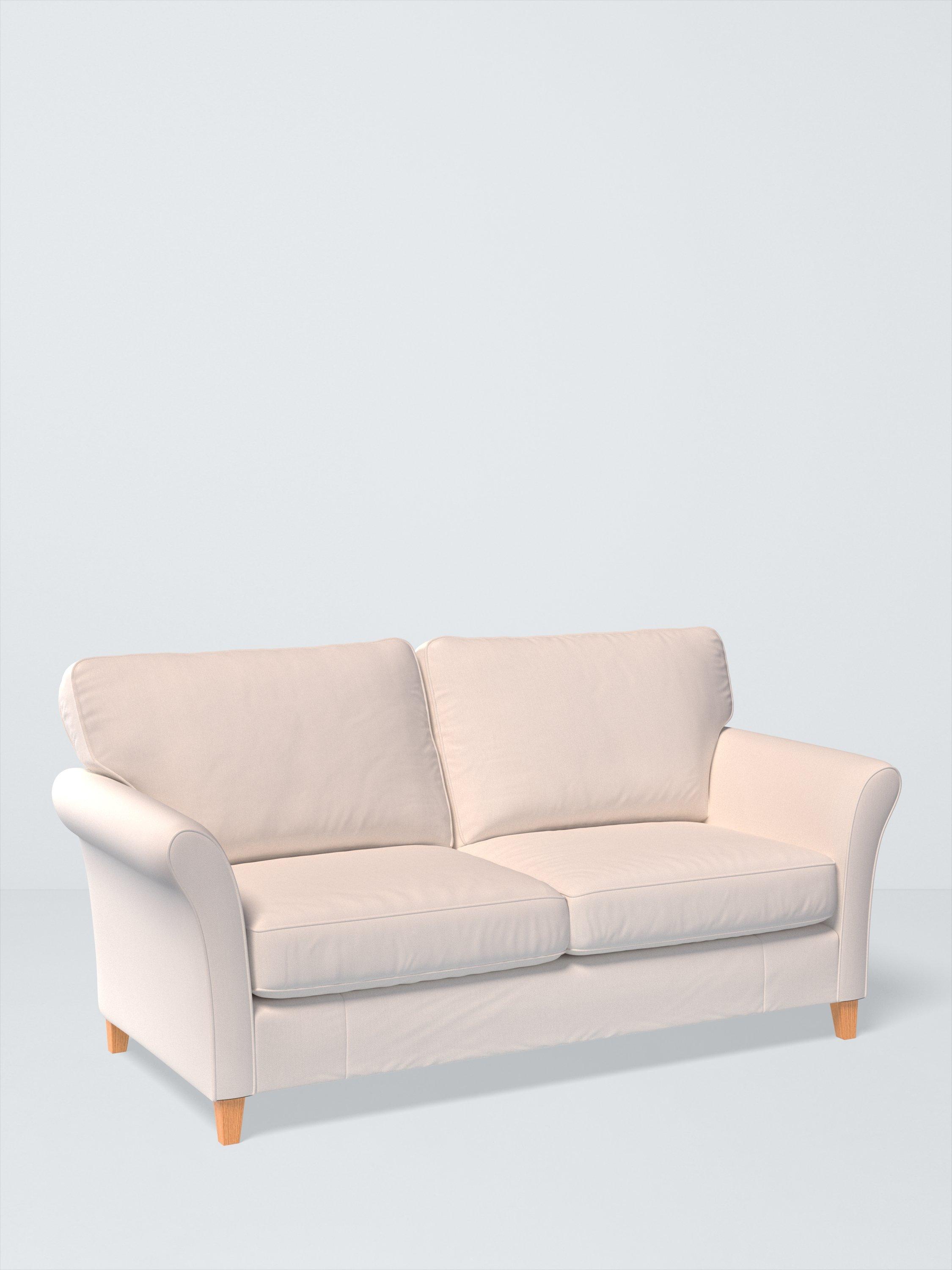 Charlotte II Range, Aquaclean Titan Plain Fabric, Oyster White, Price Band D