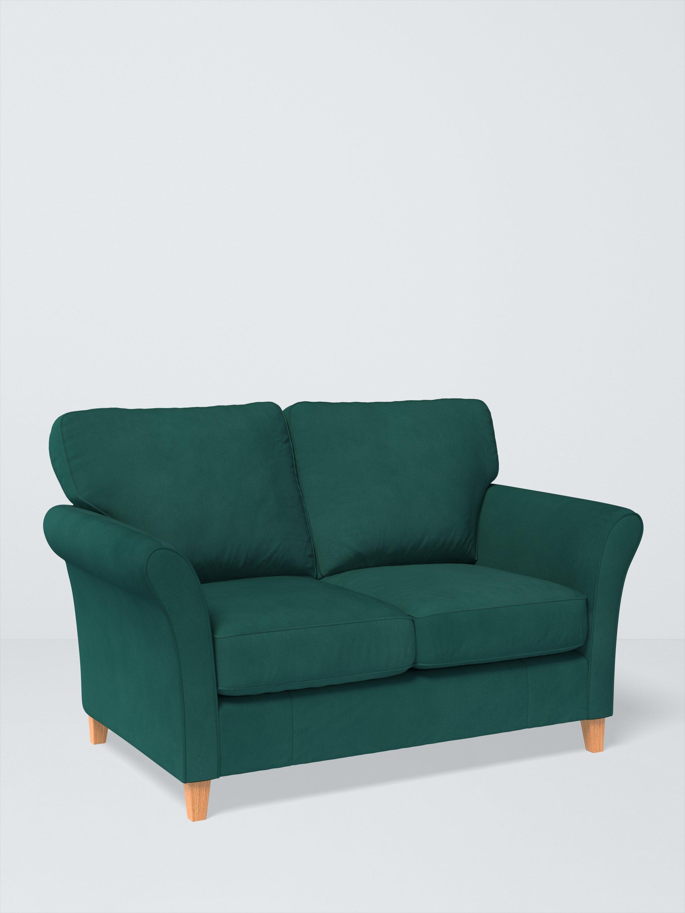 Charlotte II Range, John Lewis Easy Clean Plush Velvet Fabric, Teal, Price Band B
