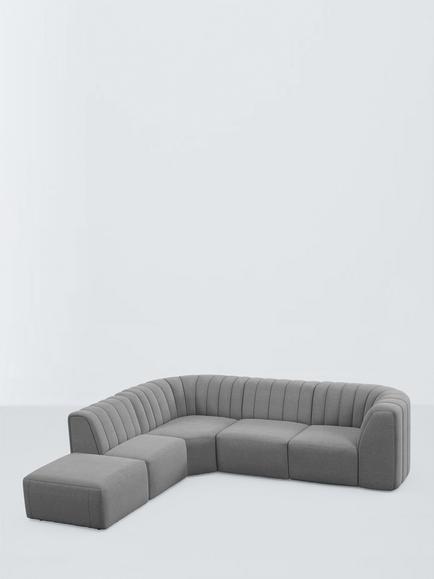 John Lewis Flow Corner LHF Chaise End Sofa, 