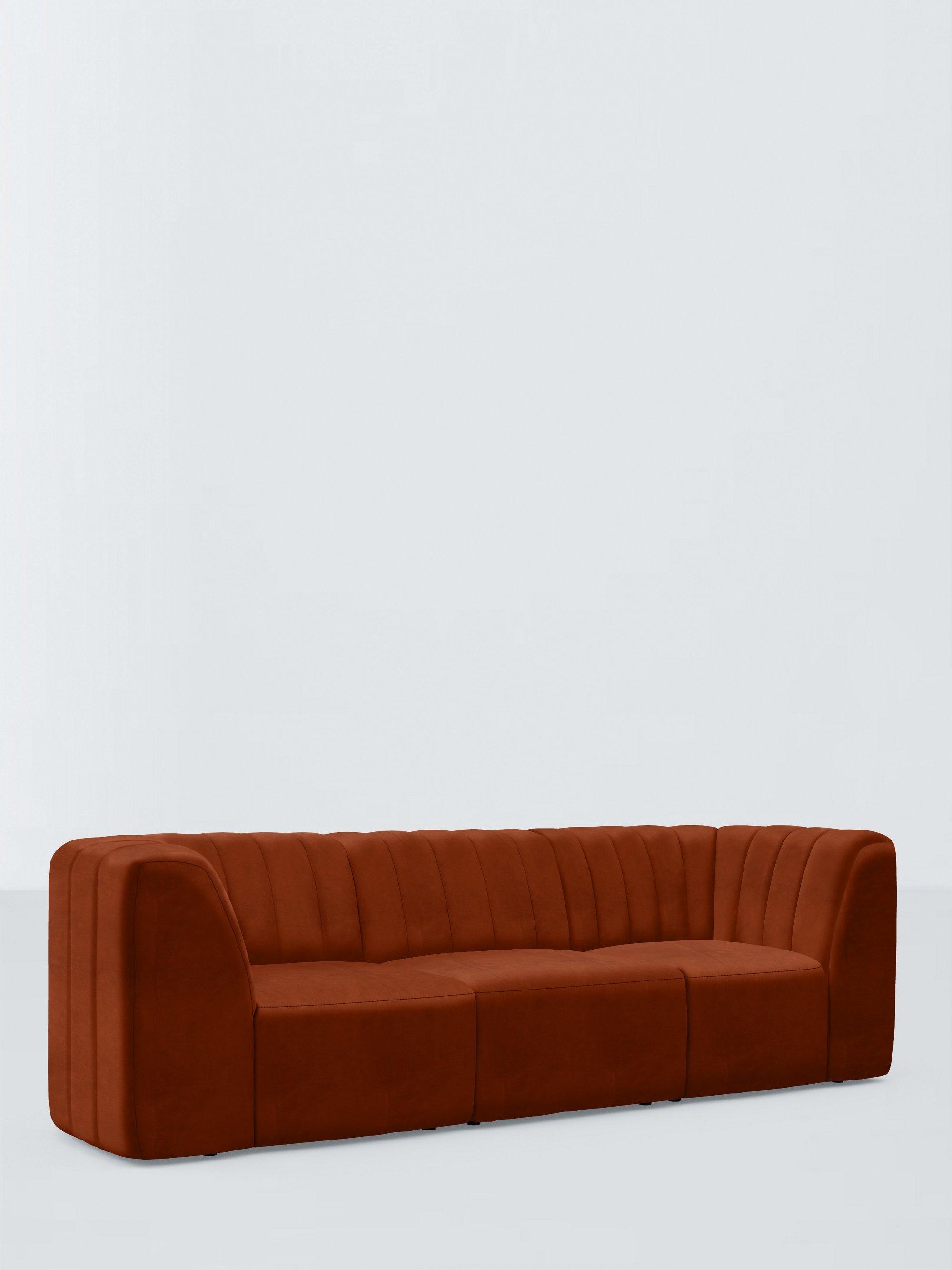 FLOW Range, John Lewis Easy Clean Plush Velvet Fabric, Auburn, Price Band B