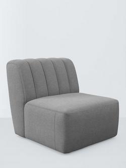 John Lewis Flow Single Armless Chair Unit, 