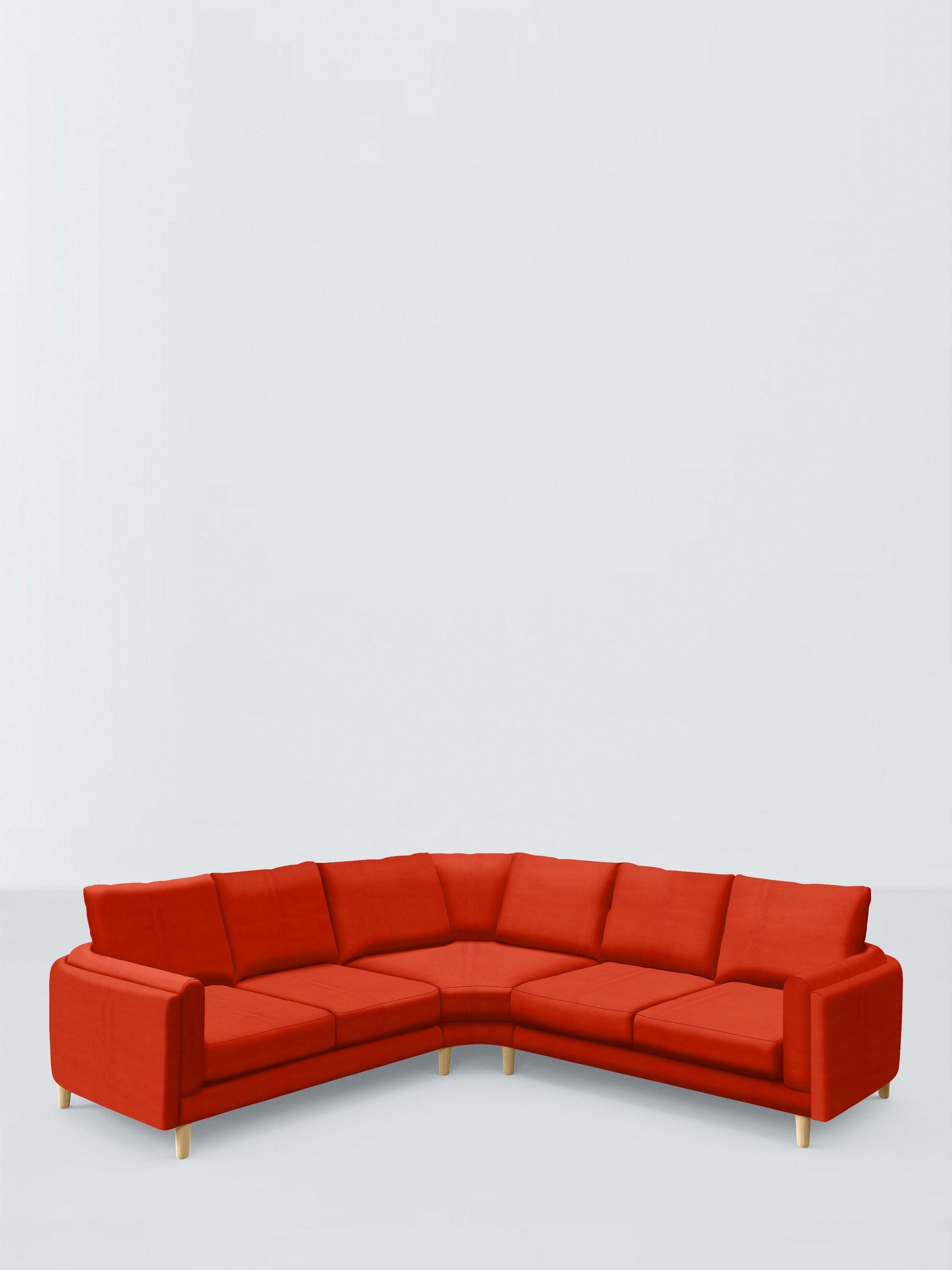 Harbour Range, John Lewis Easy Clean Plush Velvet Fabric, Paprika, Price Band B
