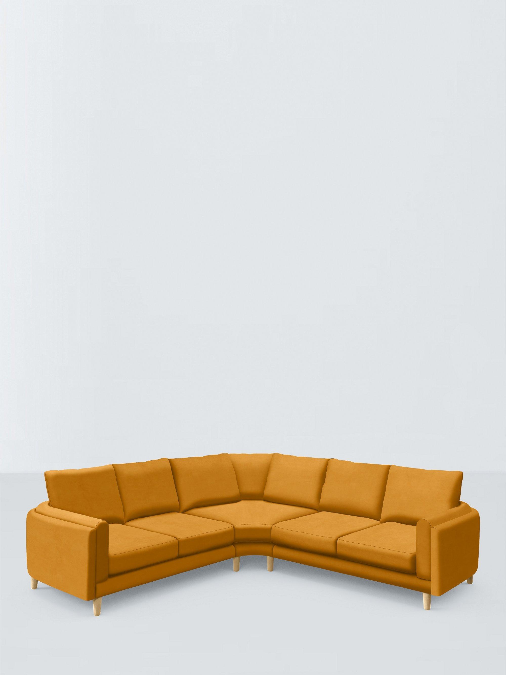 Harbour Range, John Lewis Easy Clean Plush Velvet Fabric, Honey, Price Band B