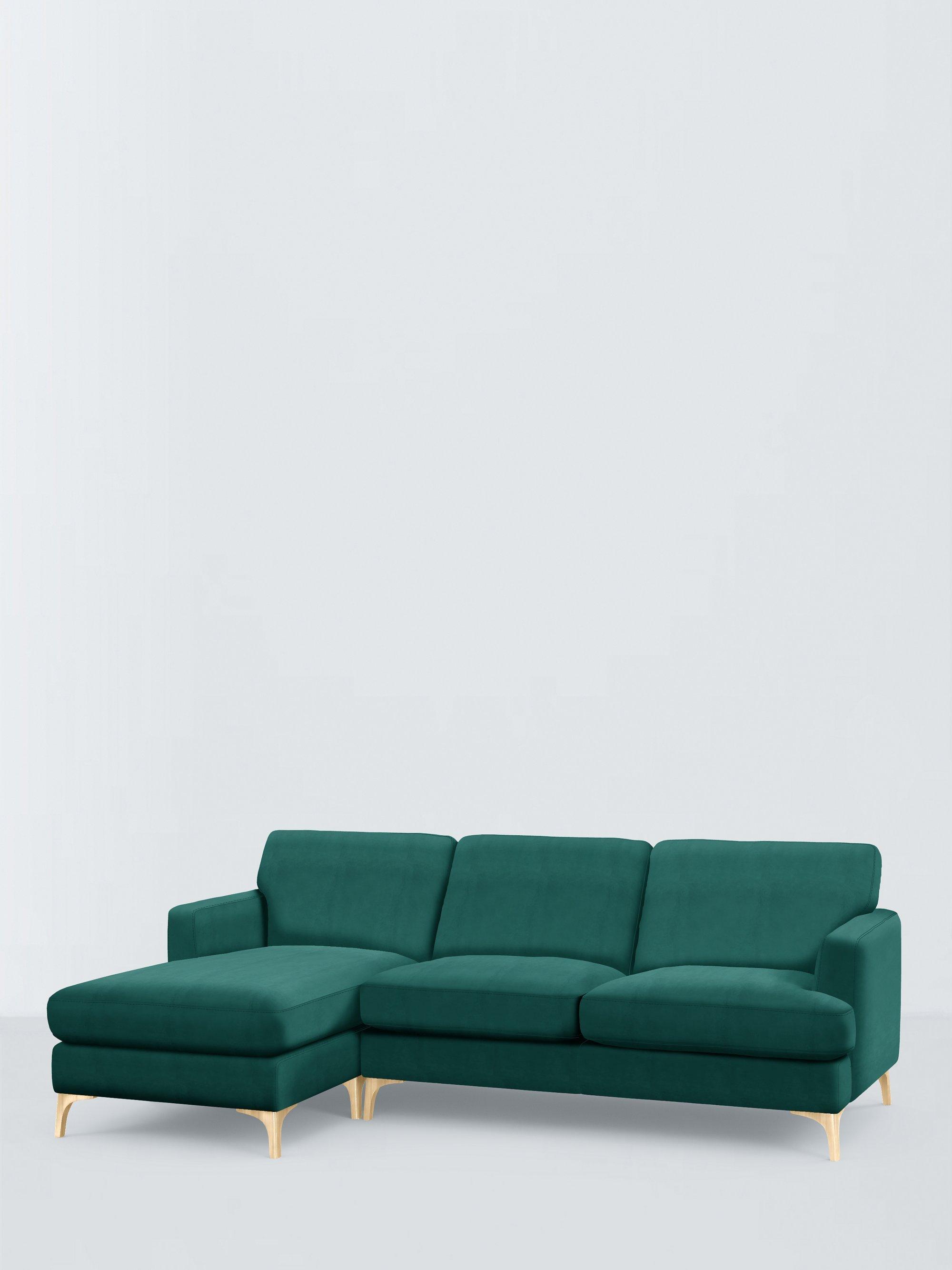 Iona Range, John Lewis Easy Clean Plush Velvet Fabric, Teal, Price Band B