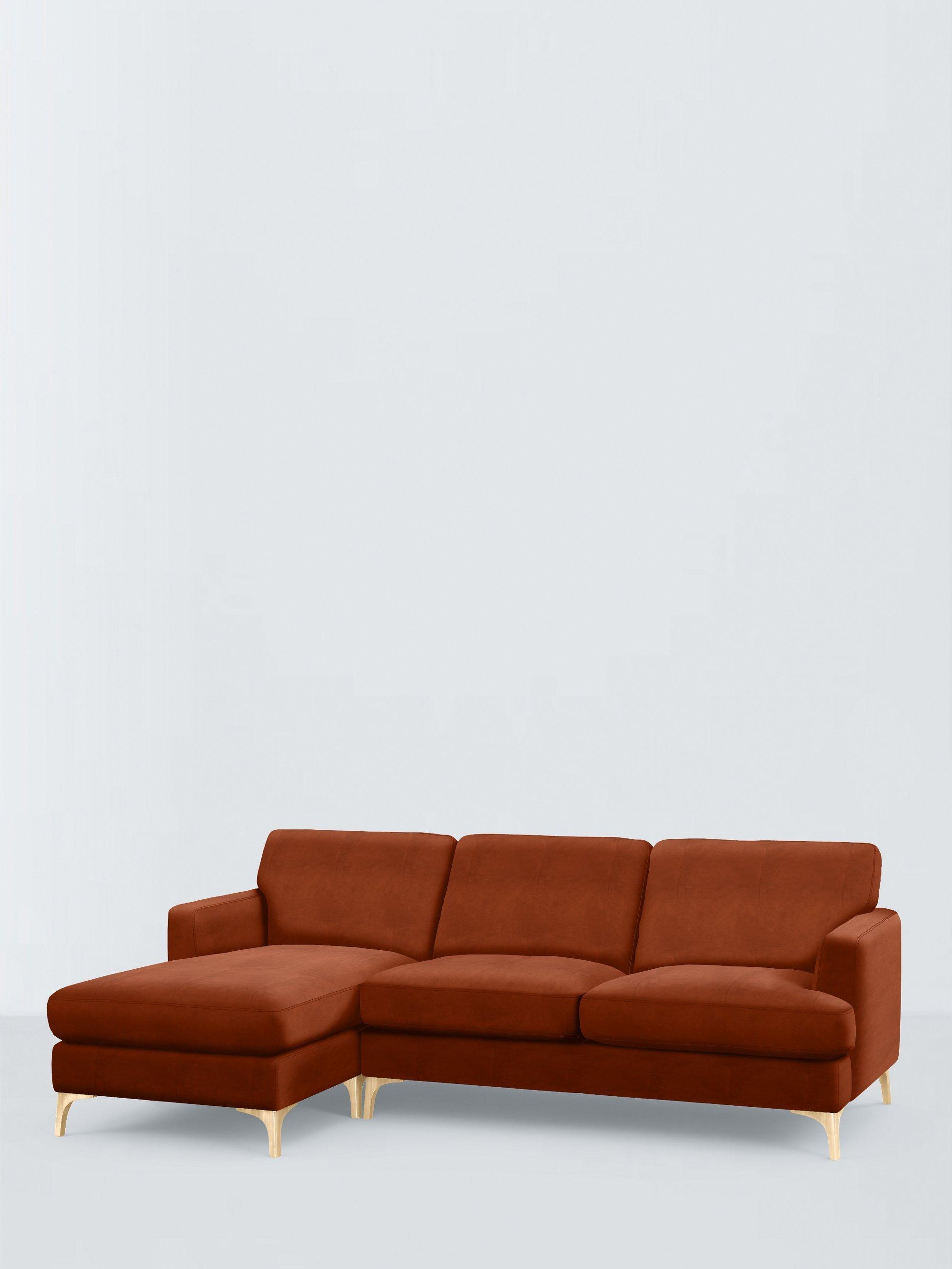 Iona Range, John Lewis Easy Clean Plush Velvet Fabric, Auburn, Price Band B