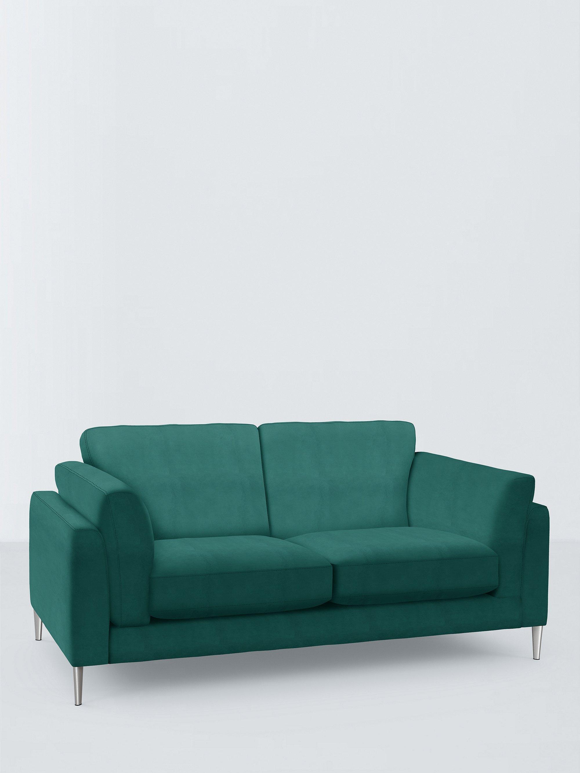 Jura Range, John Lewis Easy Clean Plush Velvet Fabric, Teal, Price Band B