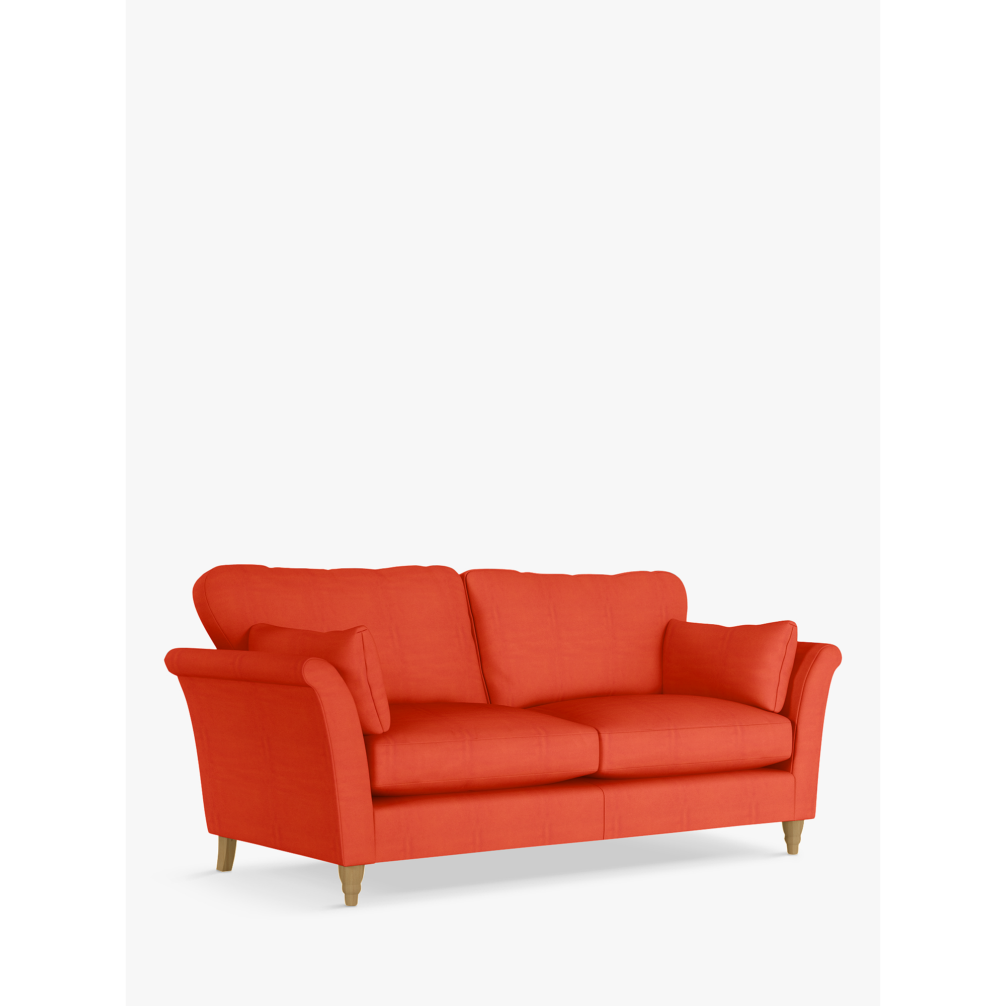 Sienna Range, John Lewis Easy Clean Plush Velvet Fabric, Paprika, Price Band B