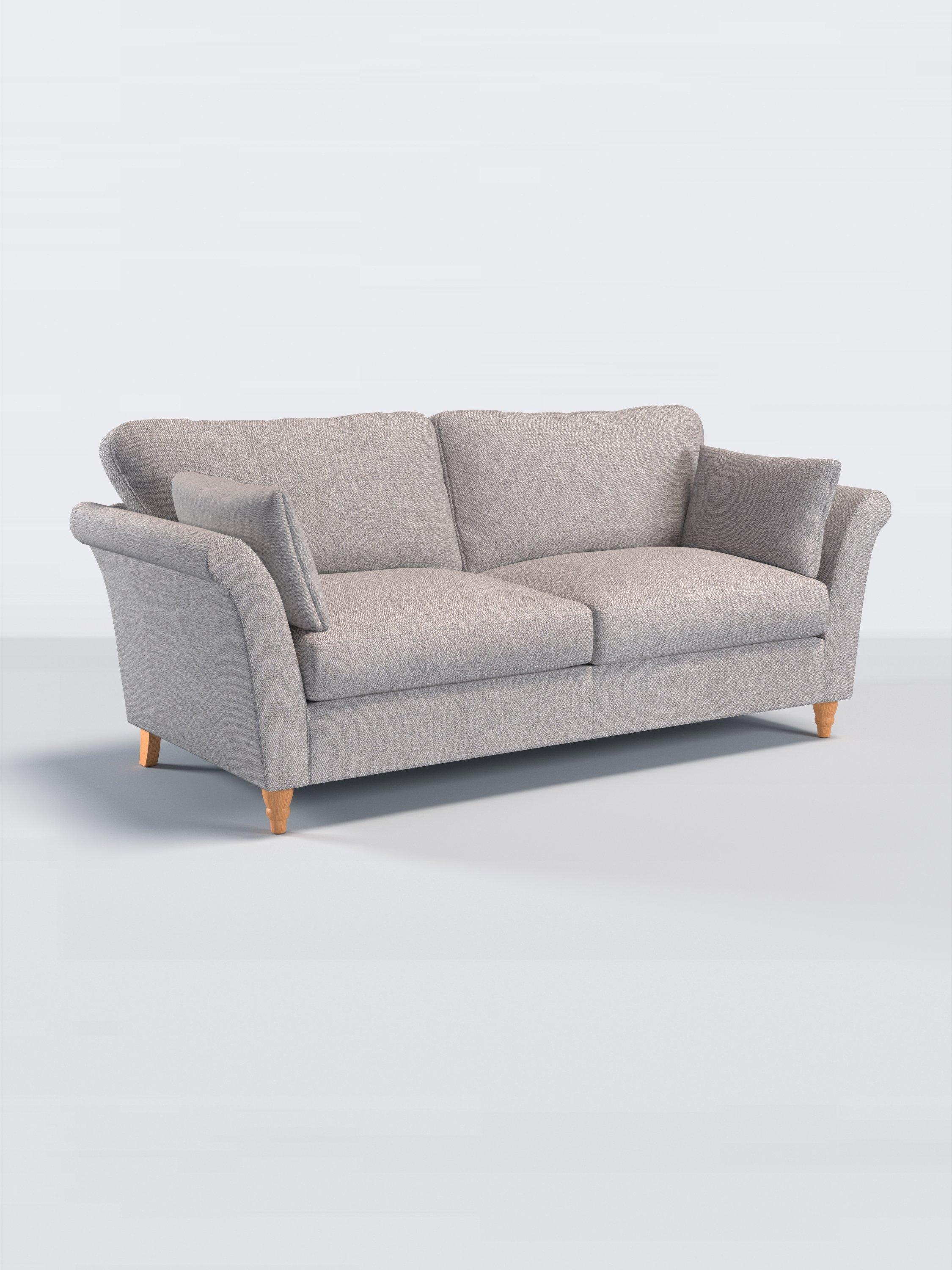 Sienna Range, John Lewis Twisted Boucle Fabric, Silver Grey, Price Band D