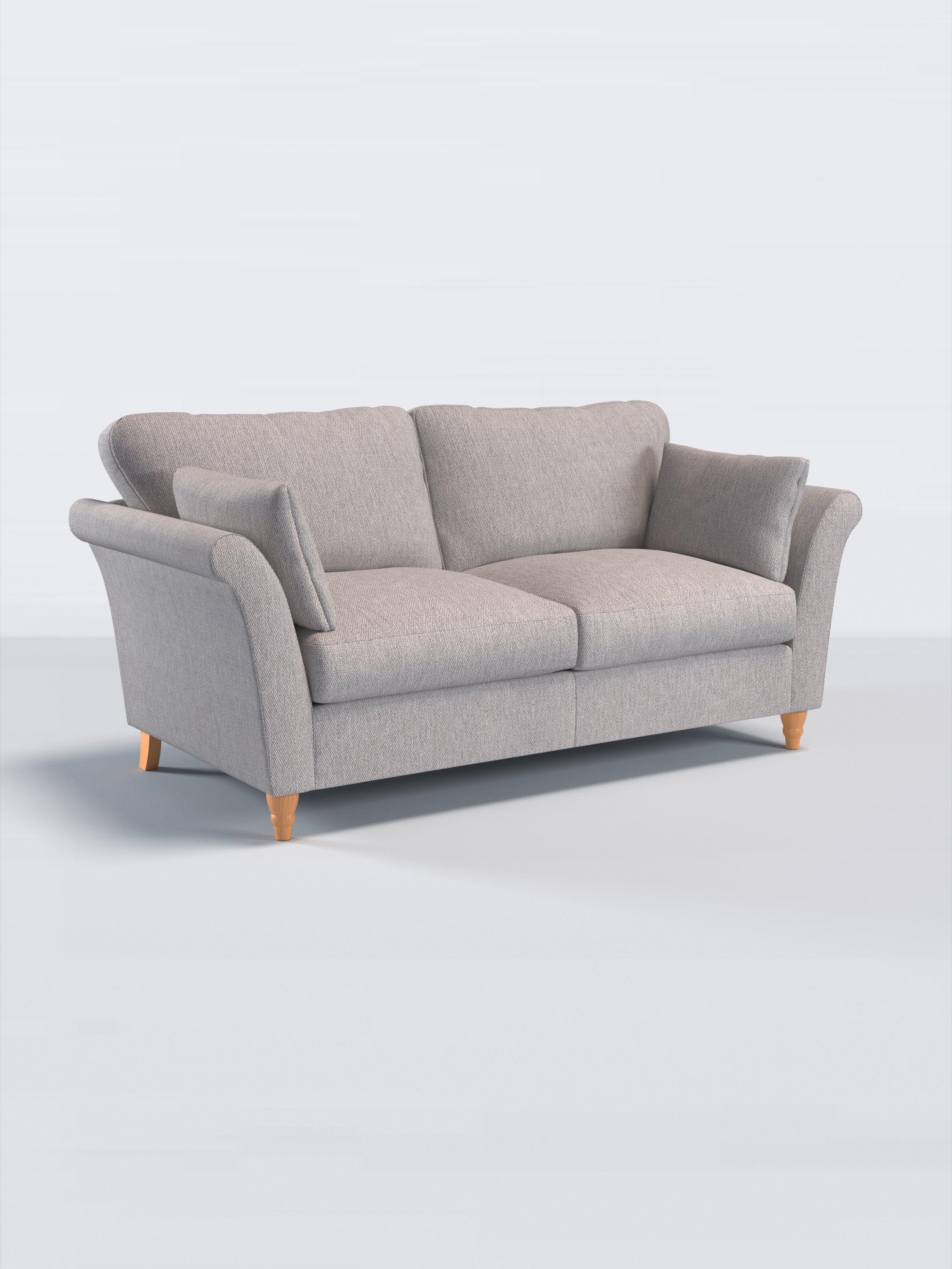 Sienna Range, John Lewis Twisted Boucle Fabric, Silver Grey, Price Band D