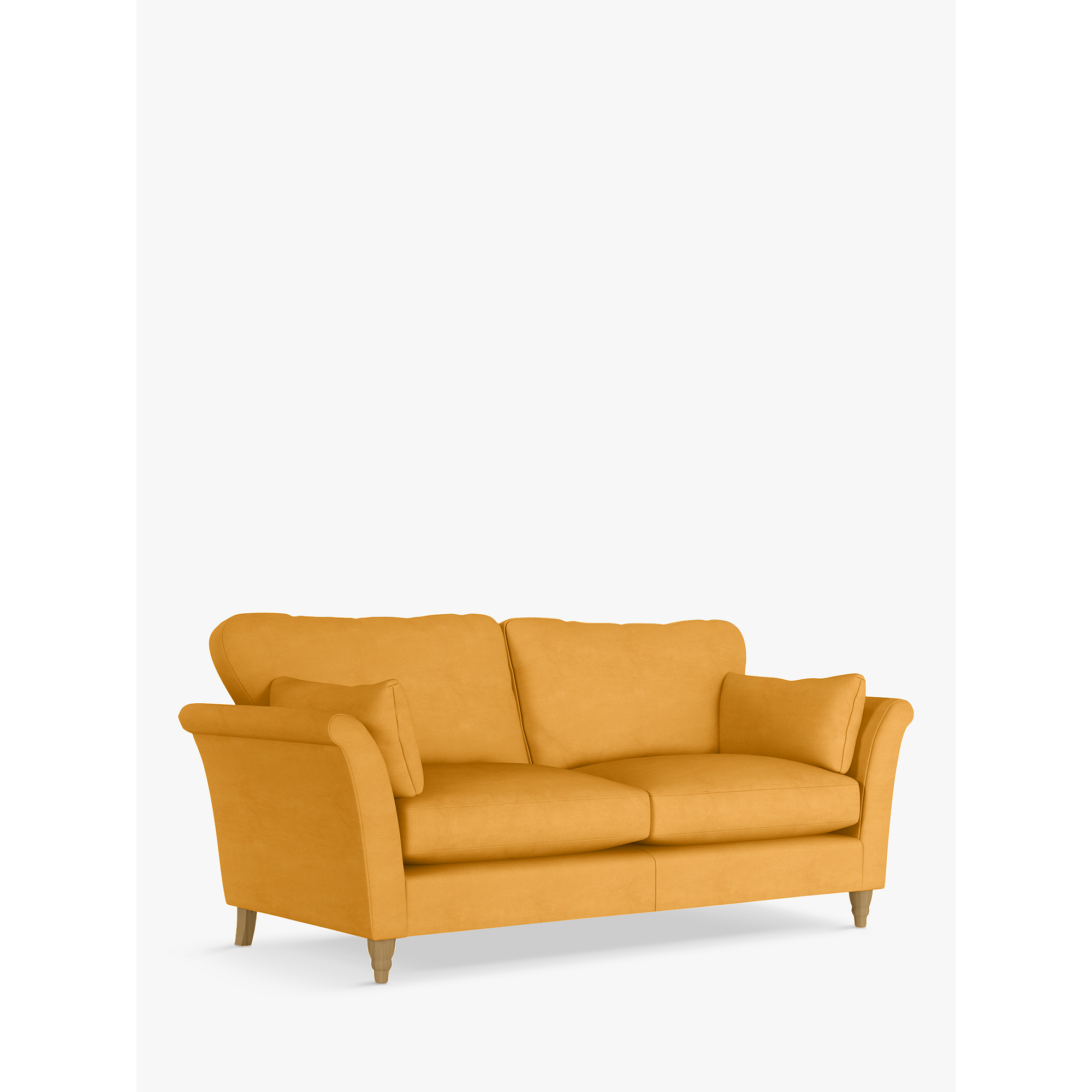 Sienna Range, John Lewis Easy Clean Plush Velvet Fabric, Honey, Price Band B