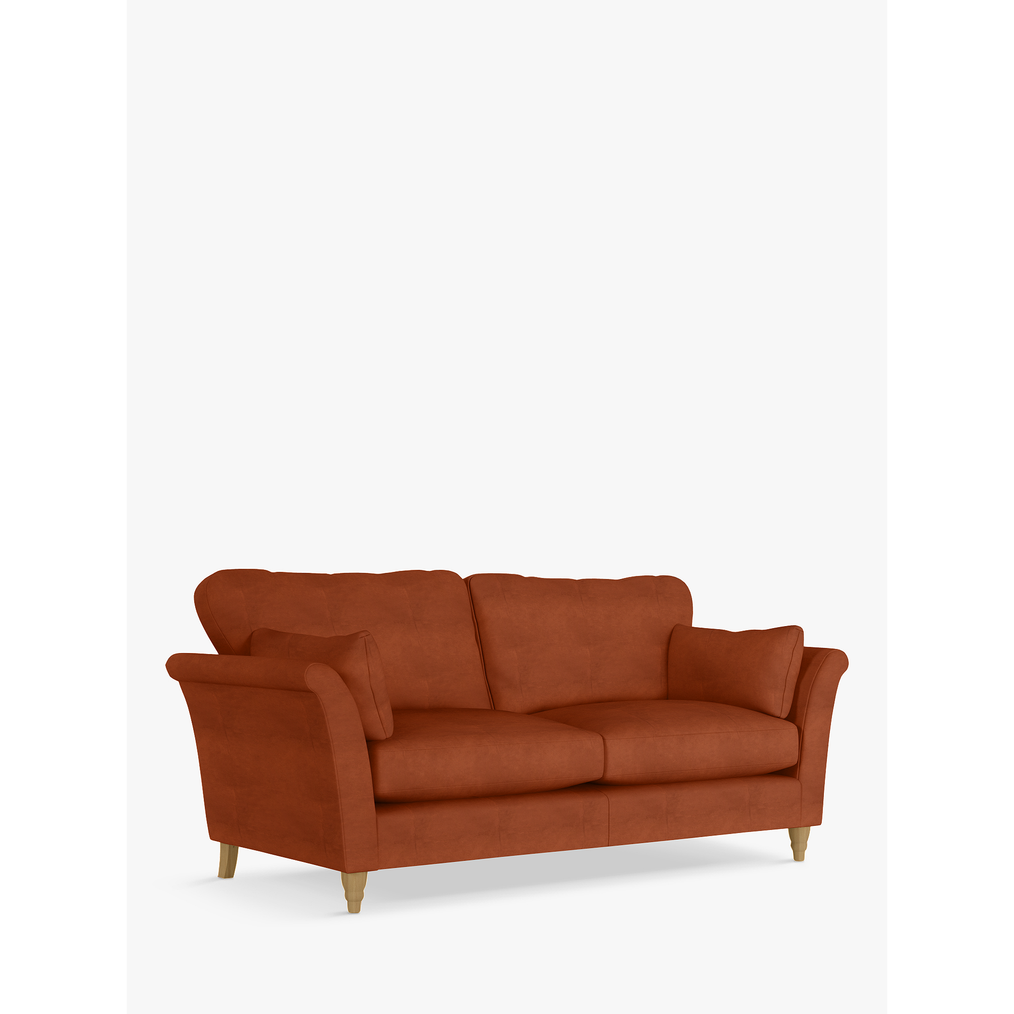Sienna Range, John Lewis Easy Clean Plush Velvet Fabric, Auburn, Price Band B