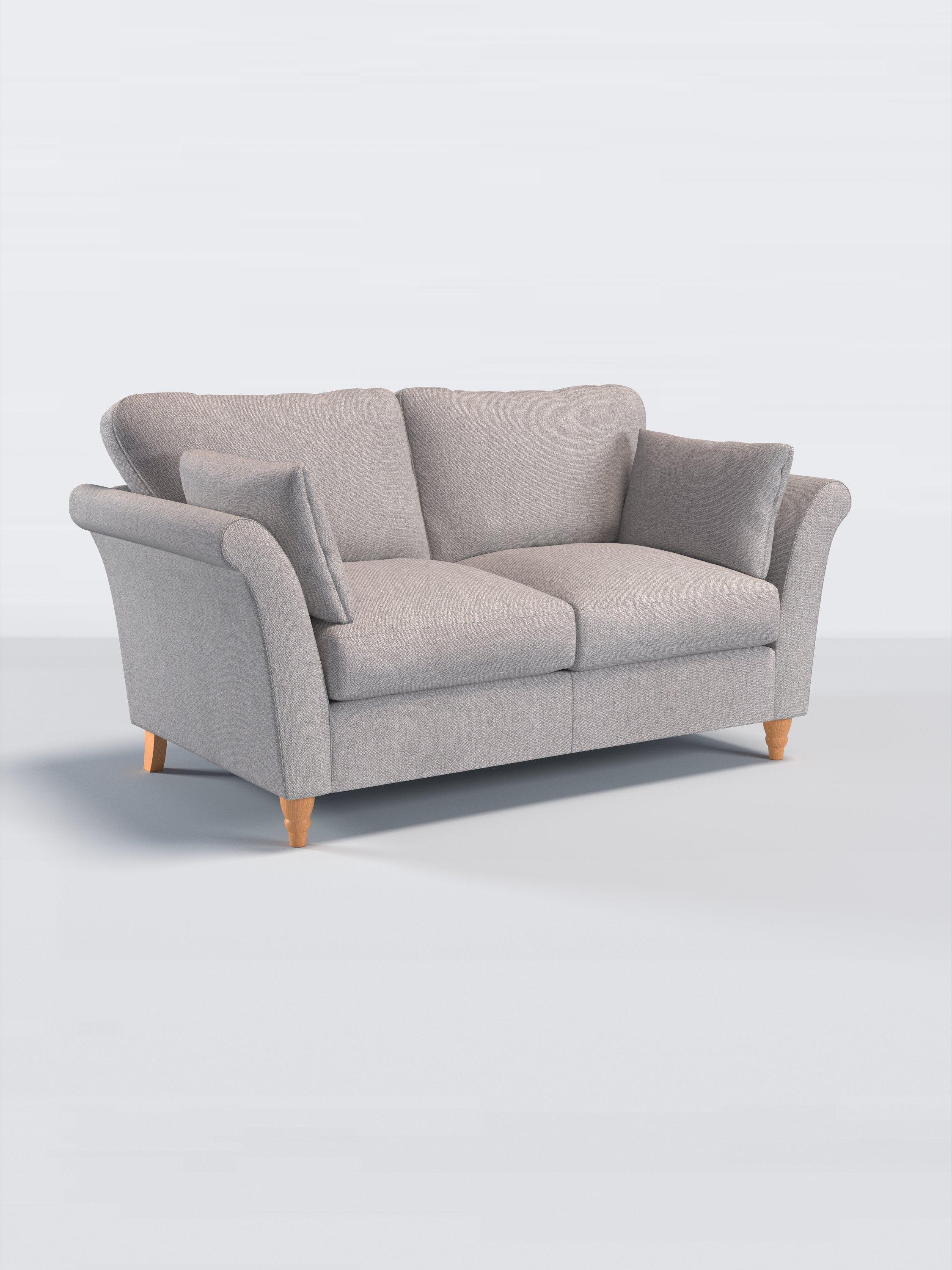 Sienna Range, John Lewis Twisted Boucle Fabric, Silver Grey, Price Band D