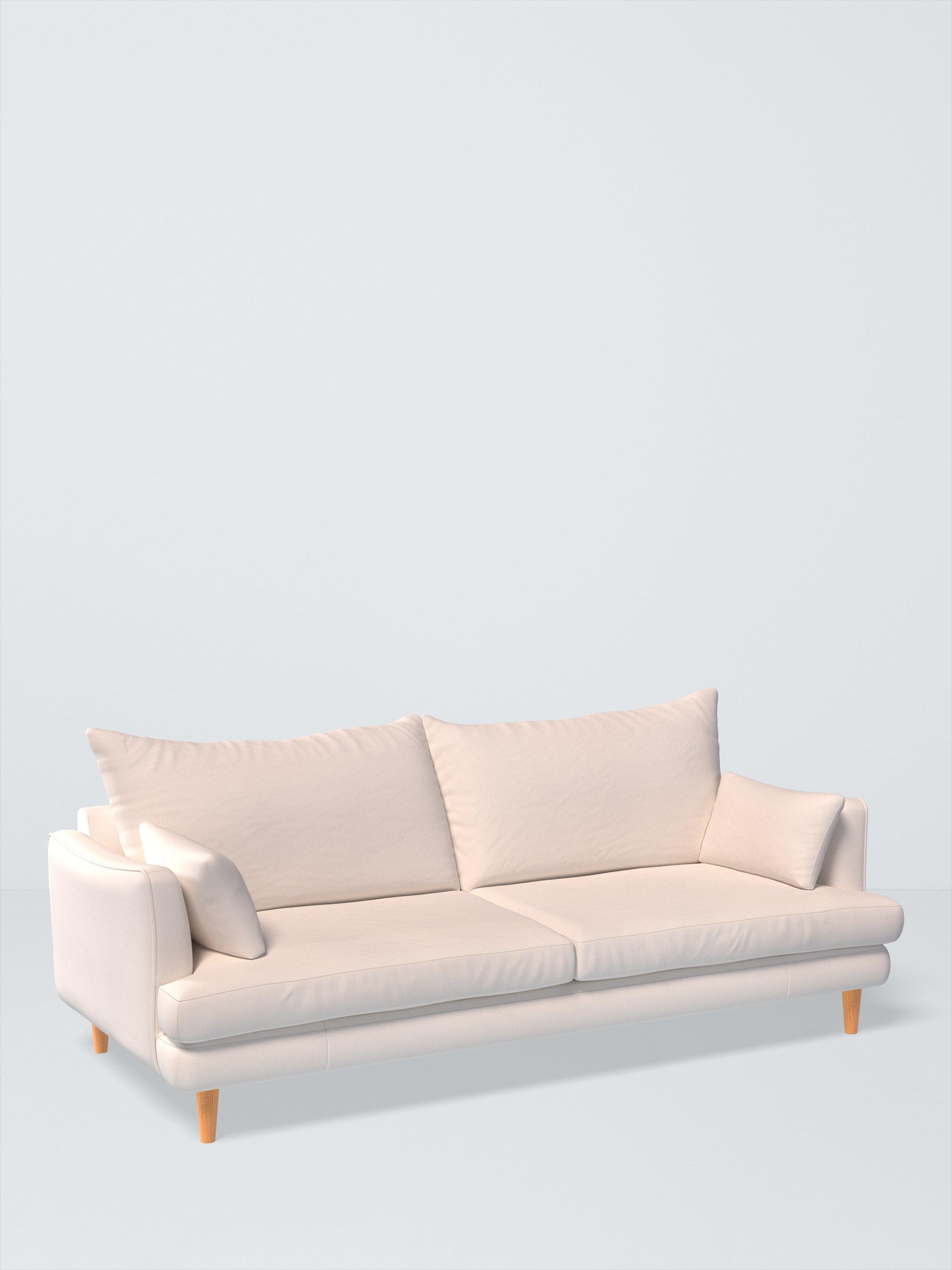 Fika Range, Aquaclean Titan Plain Fabric, Oyster White, Price Band D