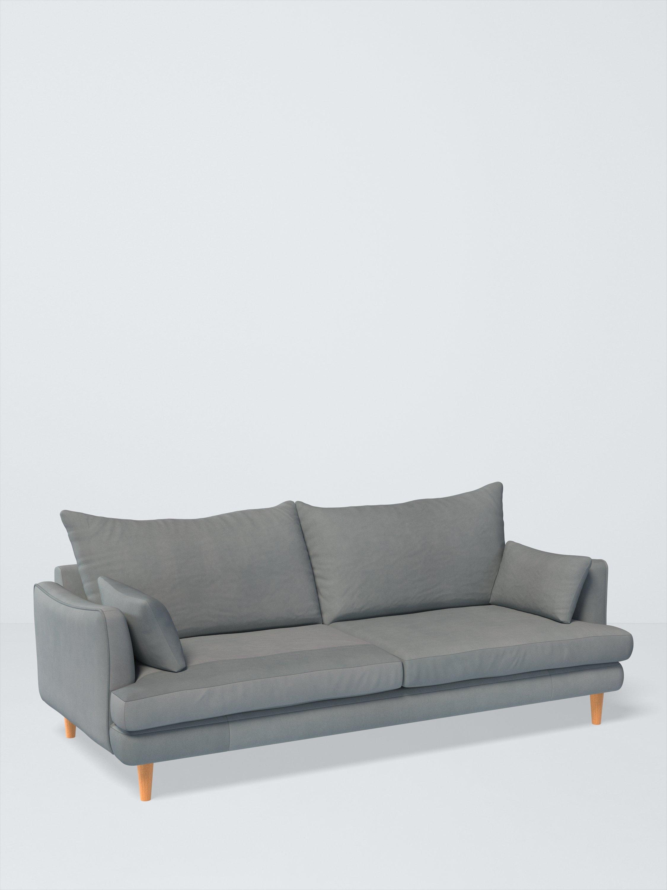 Fika Range, John Lewis Easy Clean Eco Velvet Fabric, Slate Blue, Price Band D