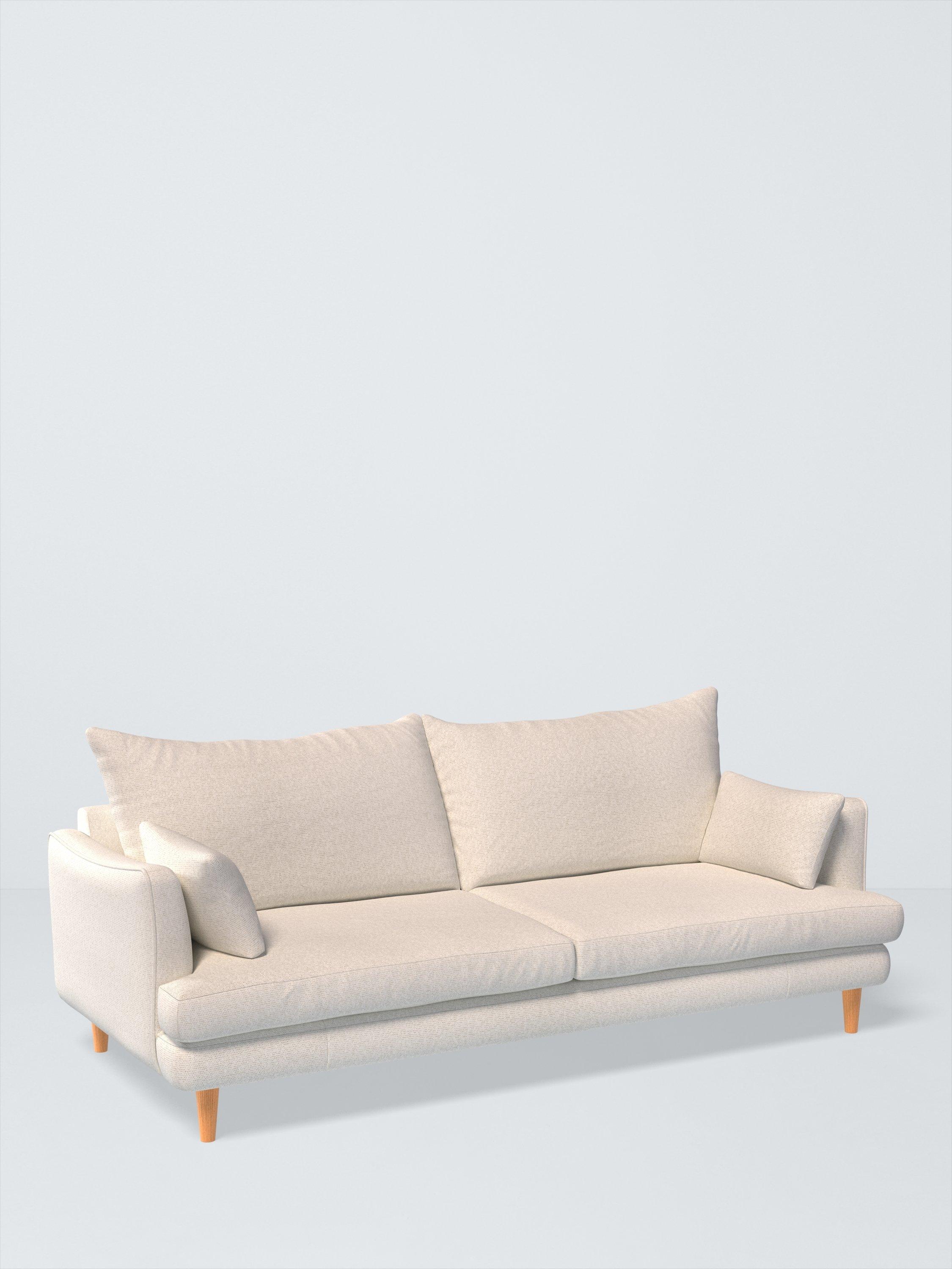 Fika Range, John Lewis Boucle Plain Fabric, Marshmallow, Price Band B