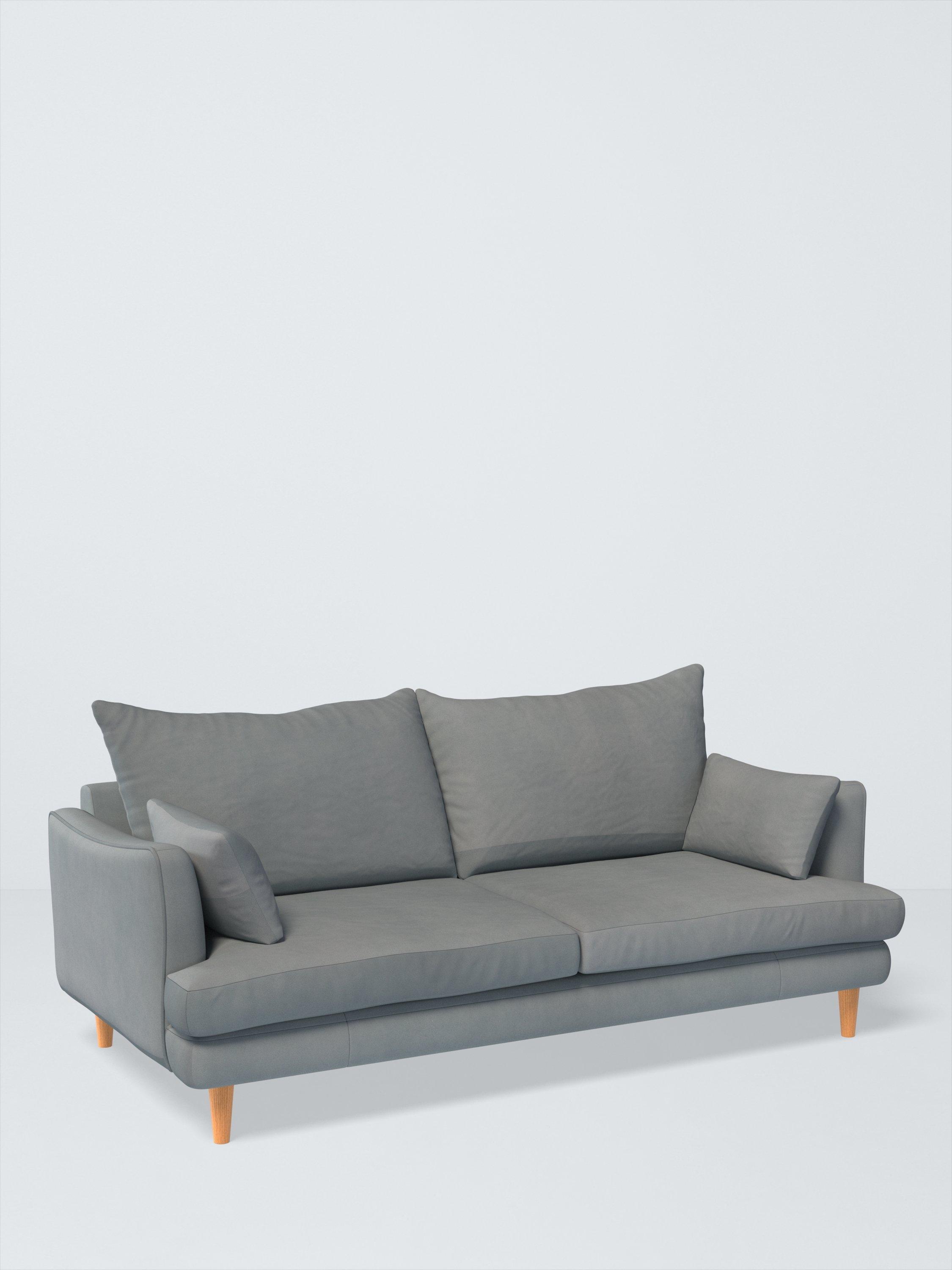 Fika Range, John Lewis Easy Clean Eco Velvet Fabric, Slate Blue, Price Band D