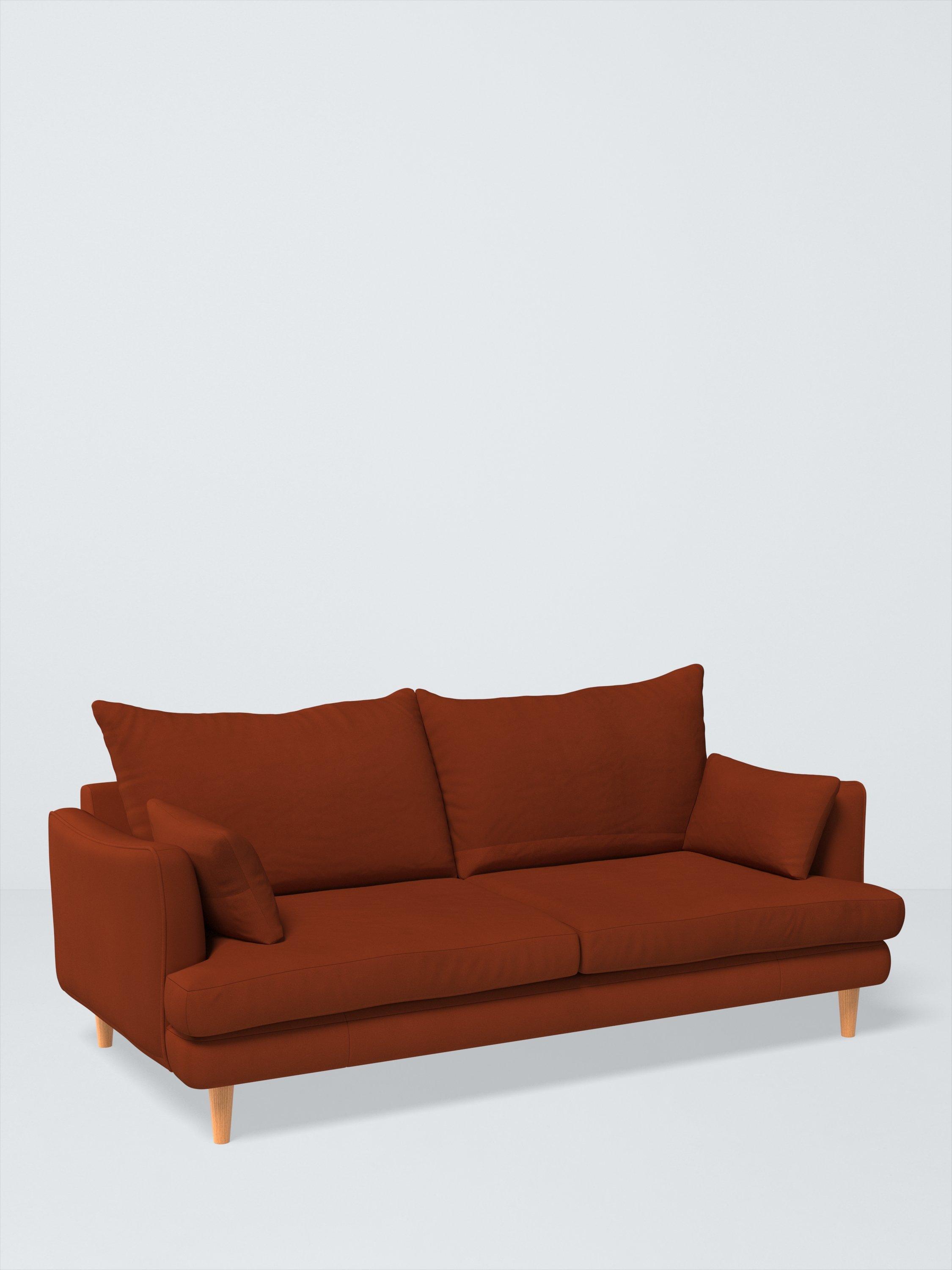 Fika Range, John Lewis Easy Clean Plush Velvet Fabric, Auburn, Price Band B