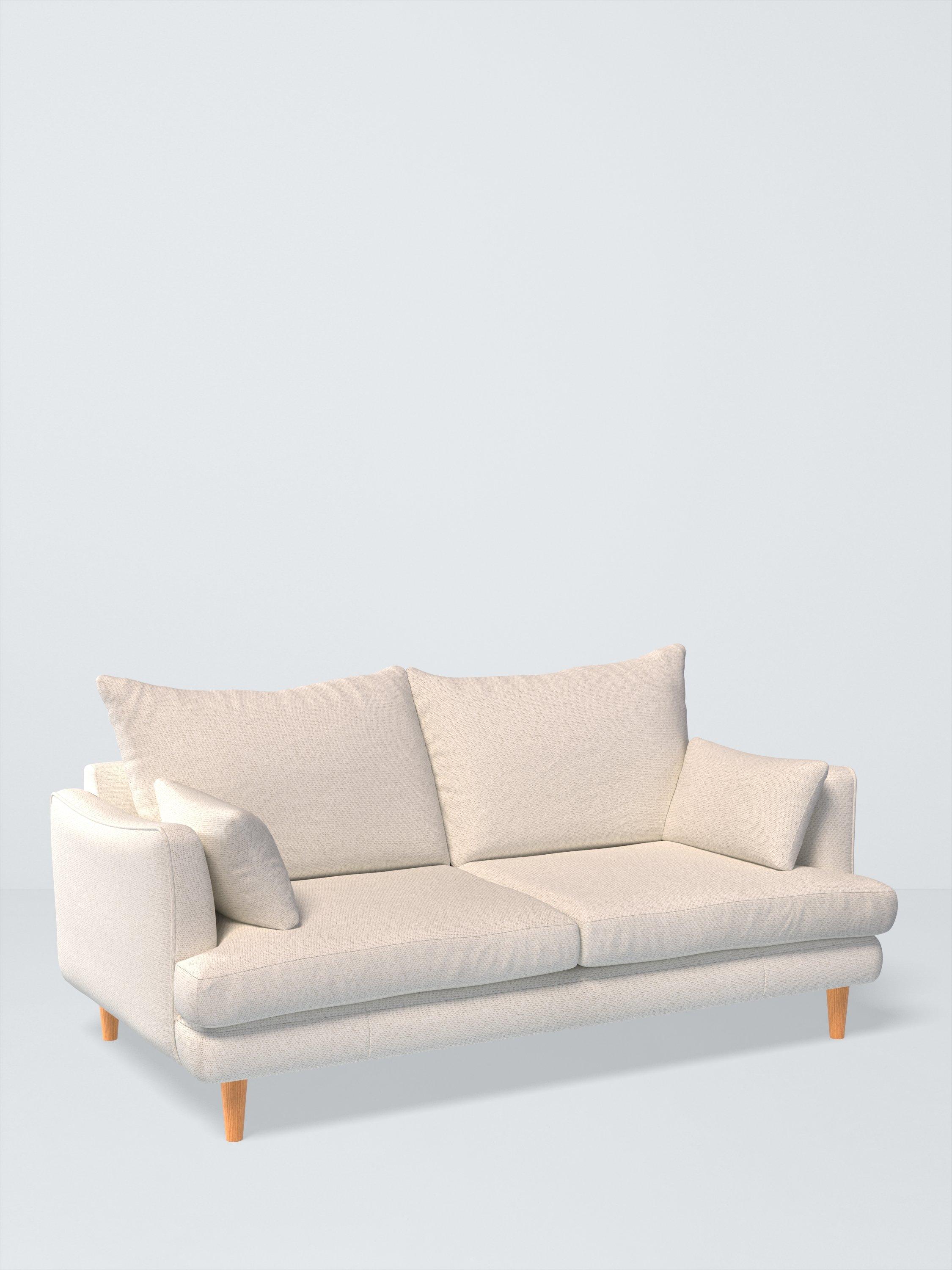 Fika Range, John Lewis Boucle Plain Fabric, Marshmallow, Price Band B