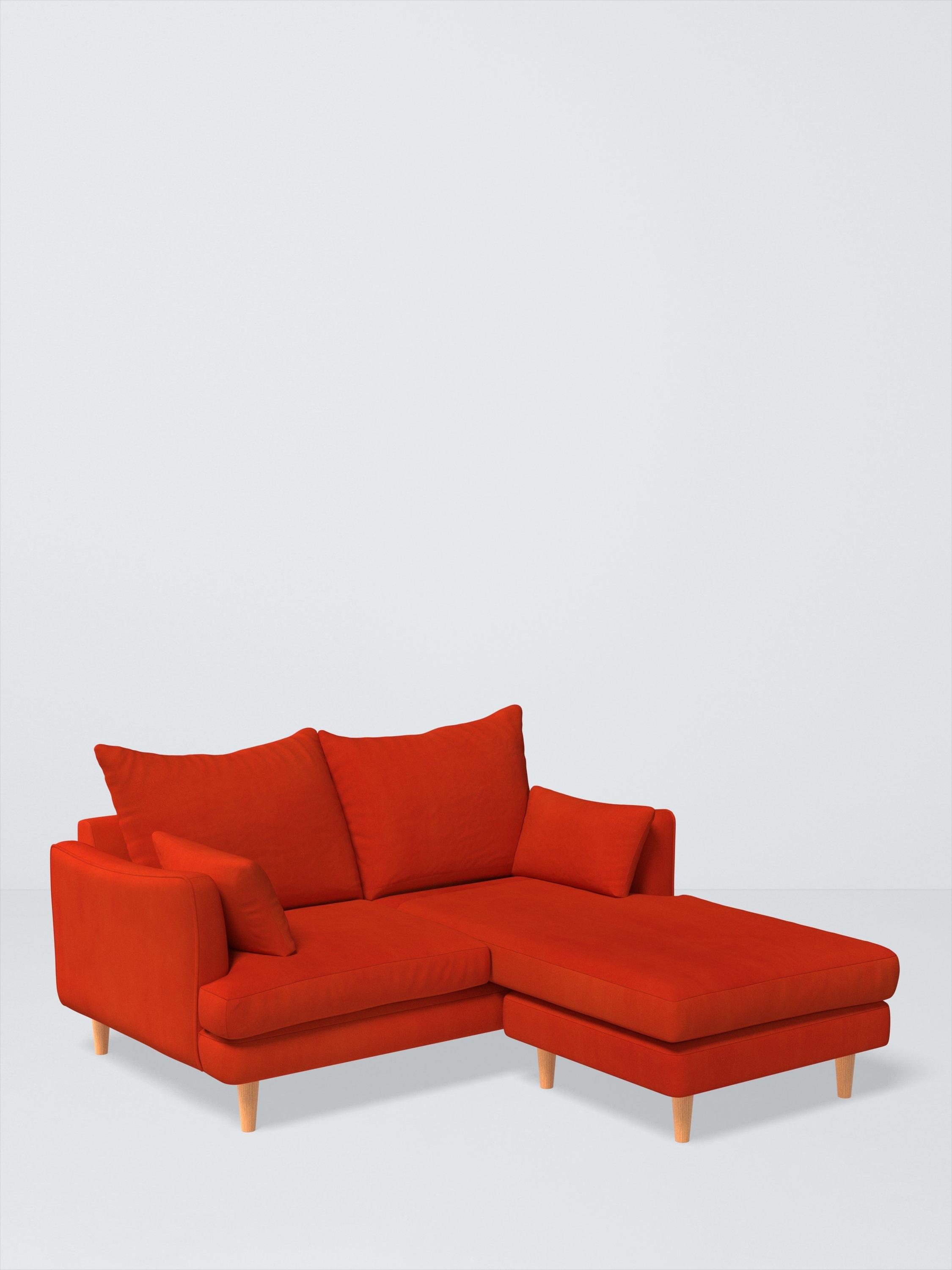 Fika Range, John Lewis Easy Clean Plush Velvet Fabric, Paprika, Price Band B