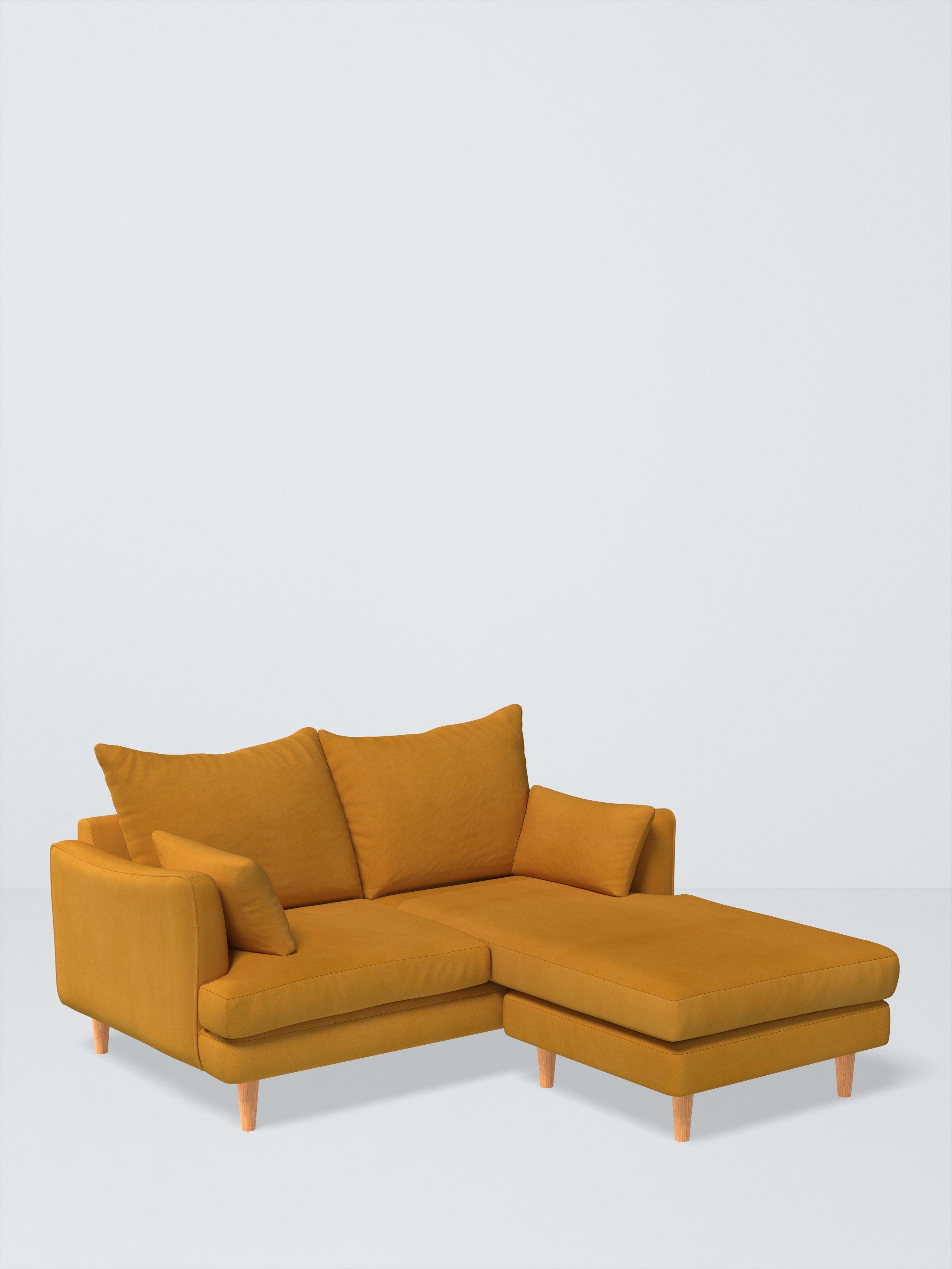 Fika Range, John Lewis Easy Clean Plush Velvet Fabric, Honey, Price Band B
