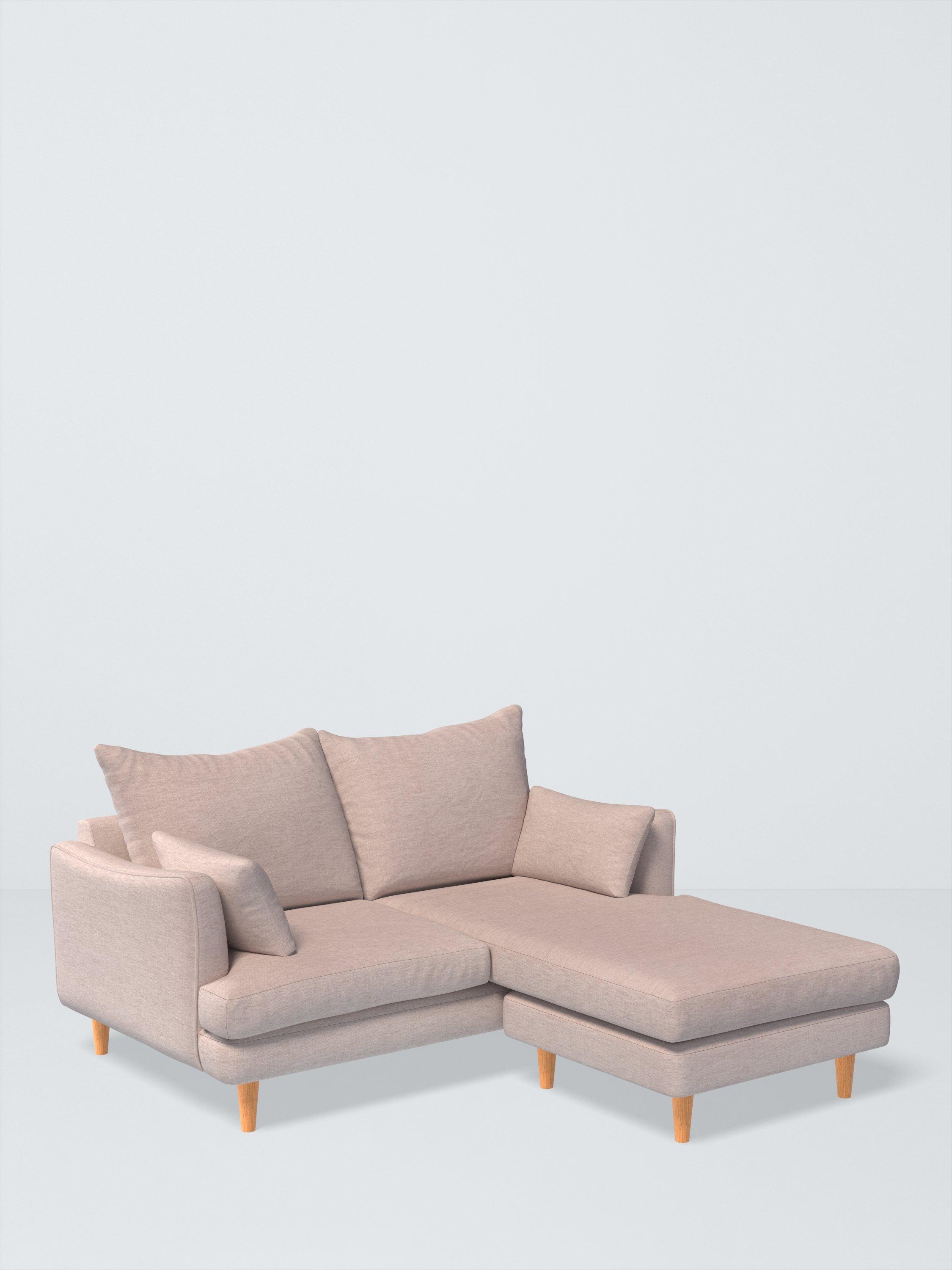 Fika Range, John Lewis Plush Chenille Fabric, Light Grey, Price Band C