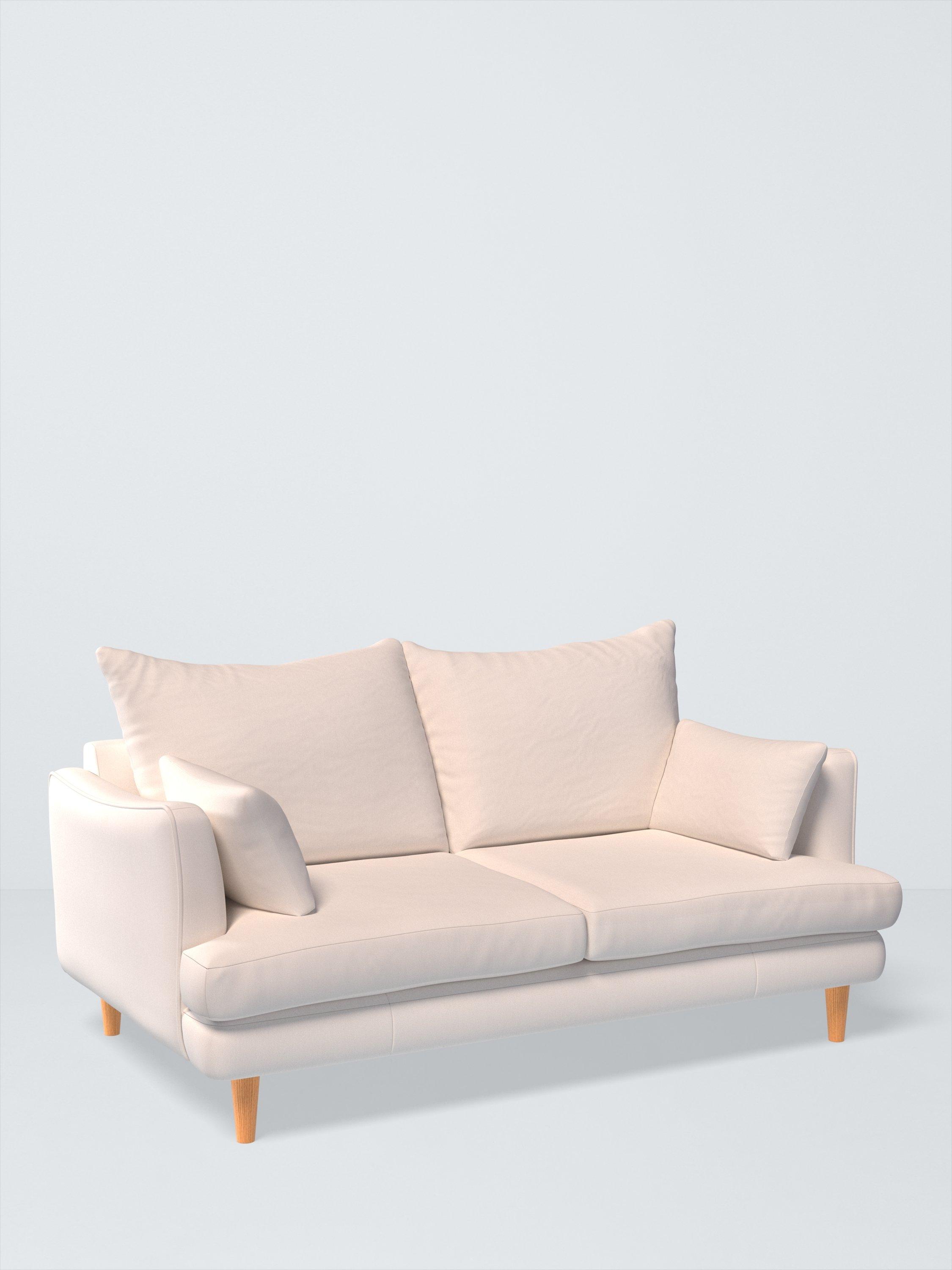 Fika Range, Aquaclean Titan Plain Fabric, Oyster White, Price Band D