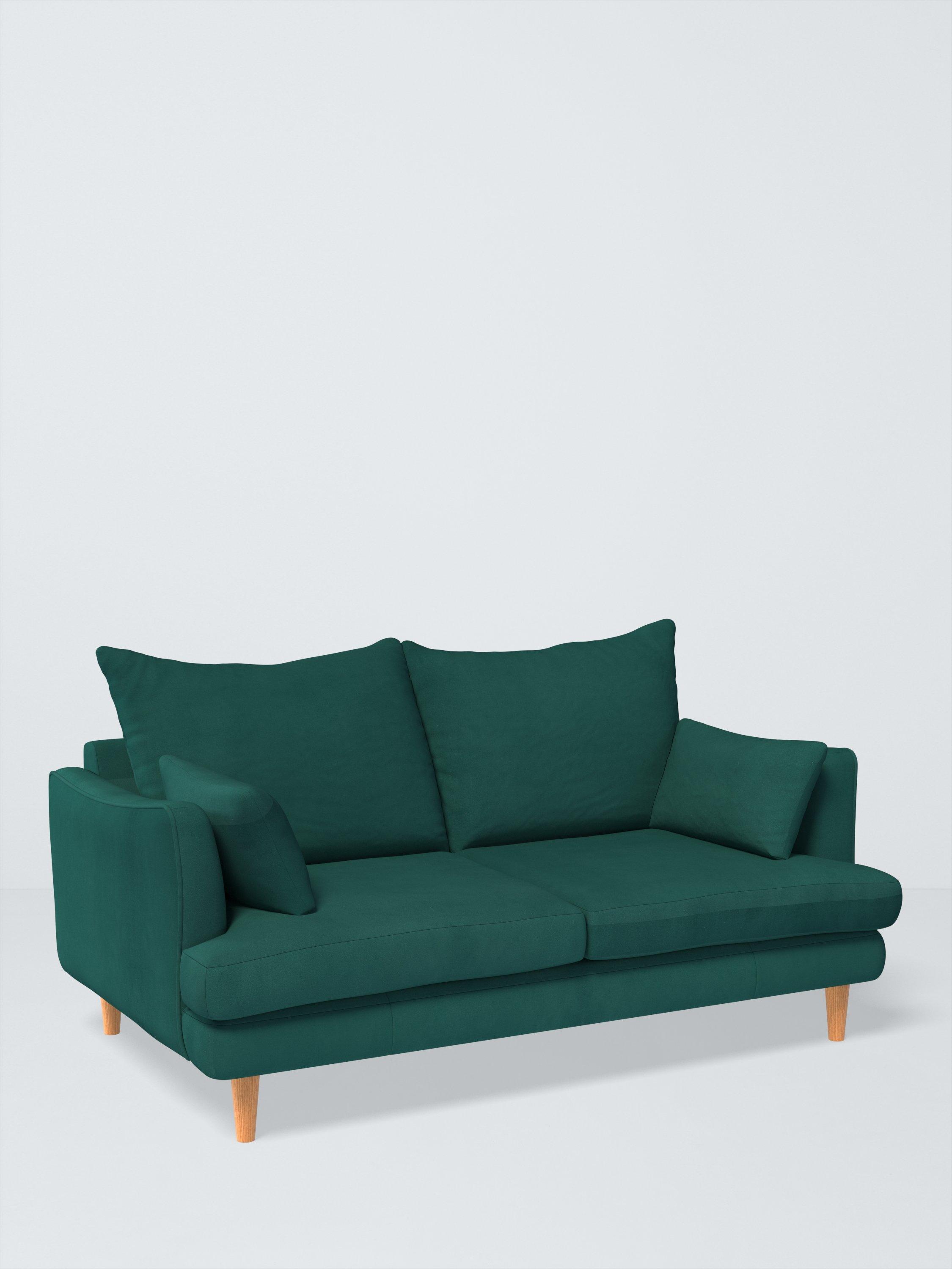 Fika Range, John Lewis Easy Clean Plush Velvet Fabric, Teal, Price Band B