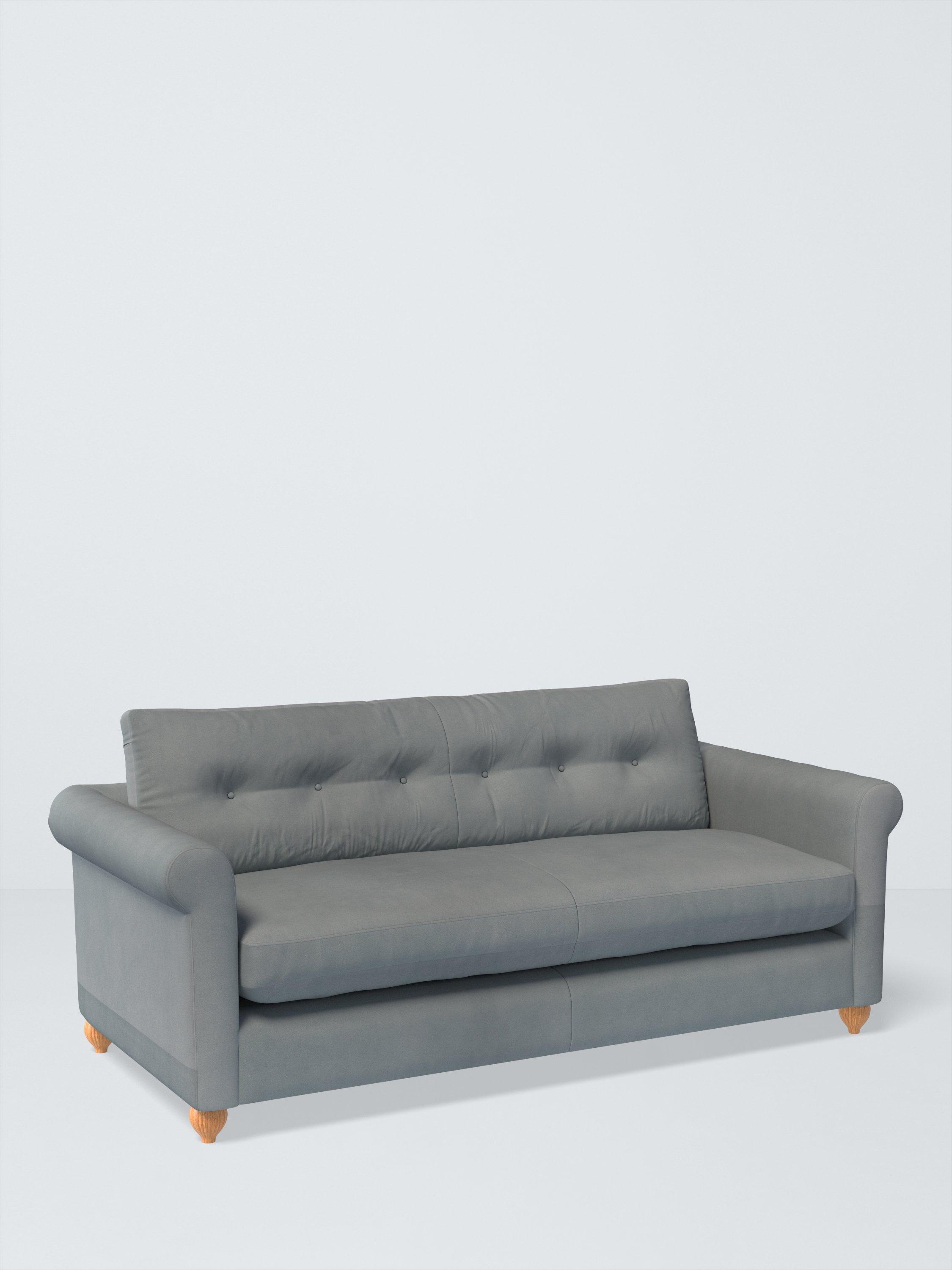 Kingham Range, John Lewis Easy Clean Eco Velvet Fabric, Slate Blue, Price Band D