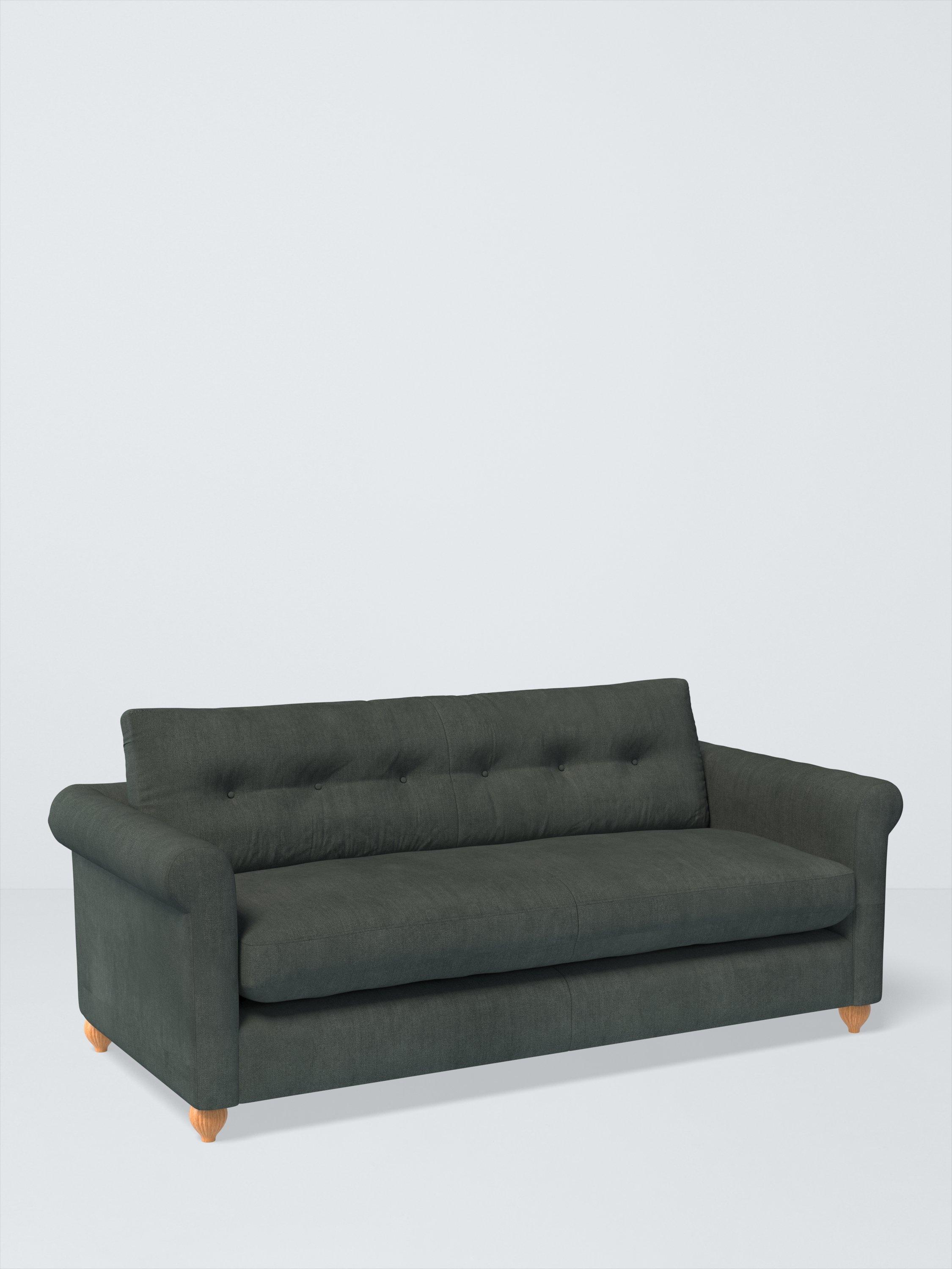 Kingham Range, John Lewis Soft Chenille Fabric, Charcoal, Price Band C