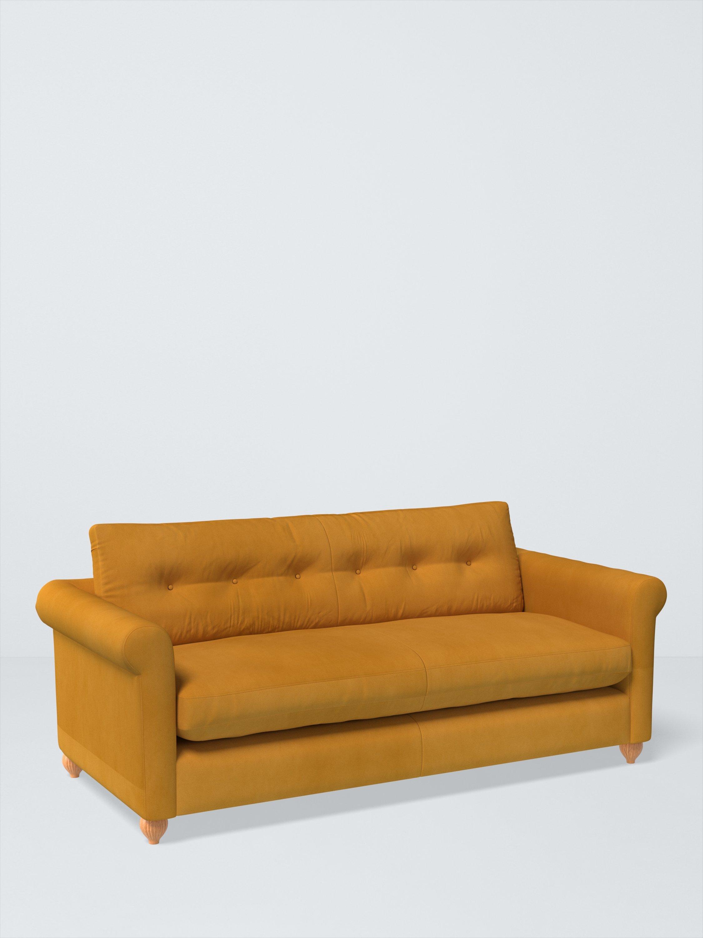 Kingham Range, John Lewis Easy Clean Plush Velvet Fabric, Honey, Price Band B