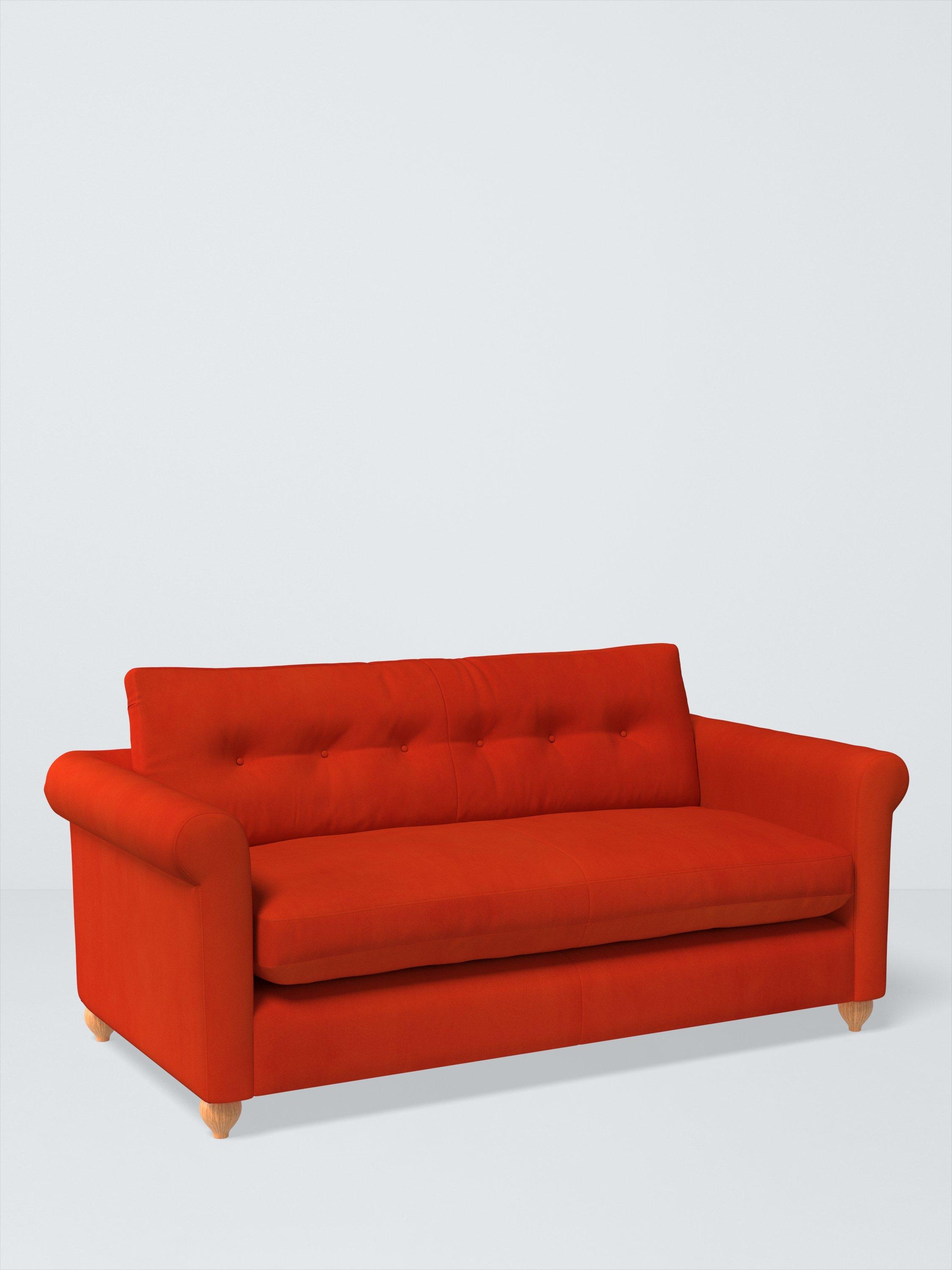 Kingham Range, John Lewis Easy Clean Plush Velvet Fabric, Paprika, Price Band B