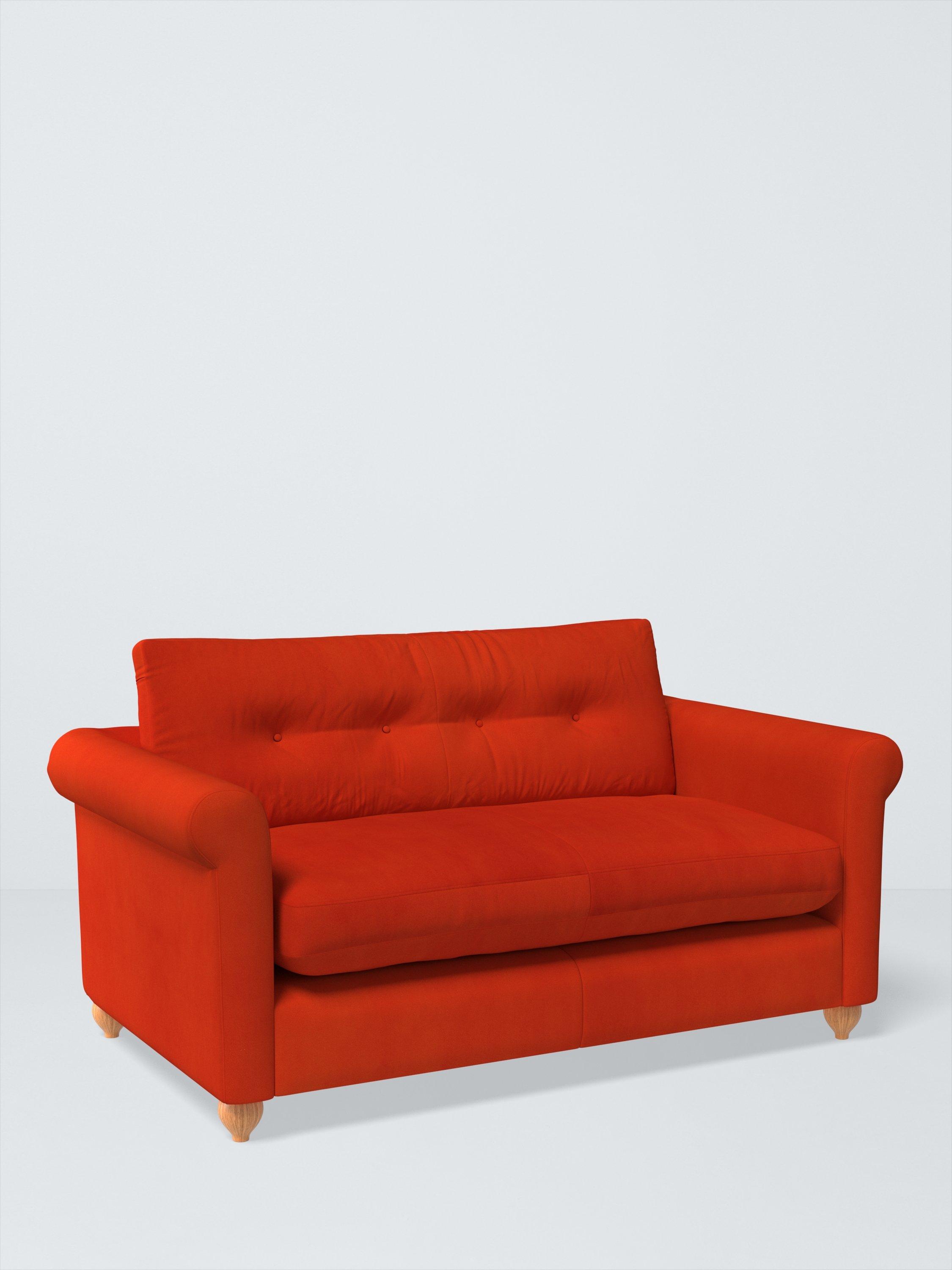 Kingham Range, John Lewis Easy Clean Plush Velvet Fabric, Paprika, Price Band B