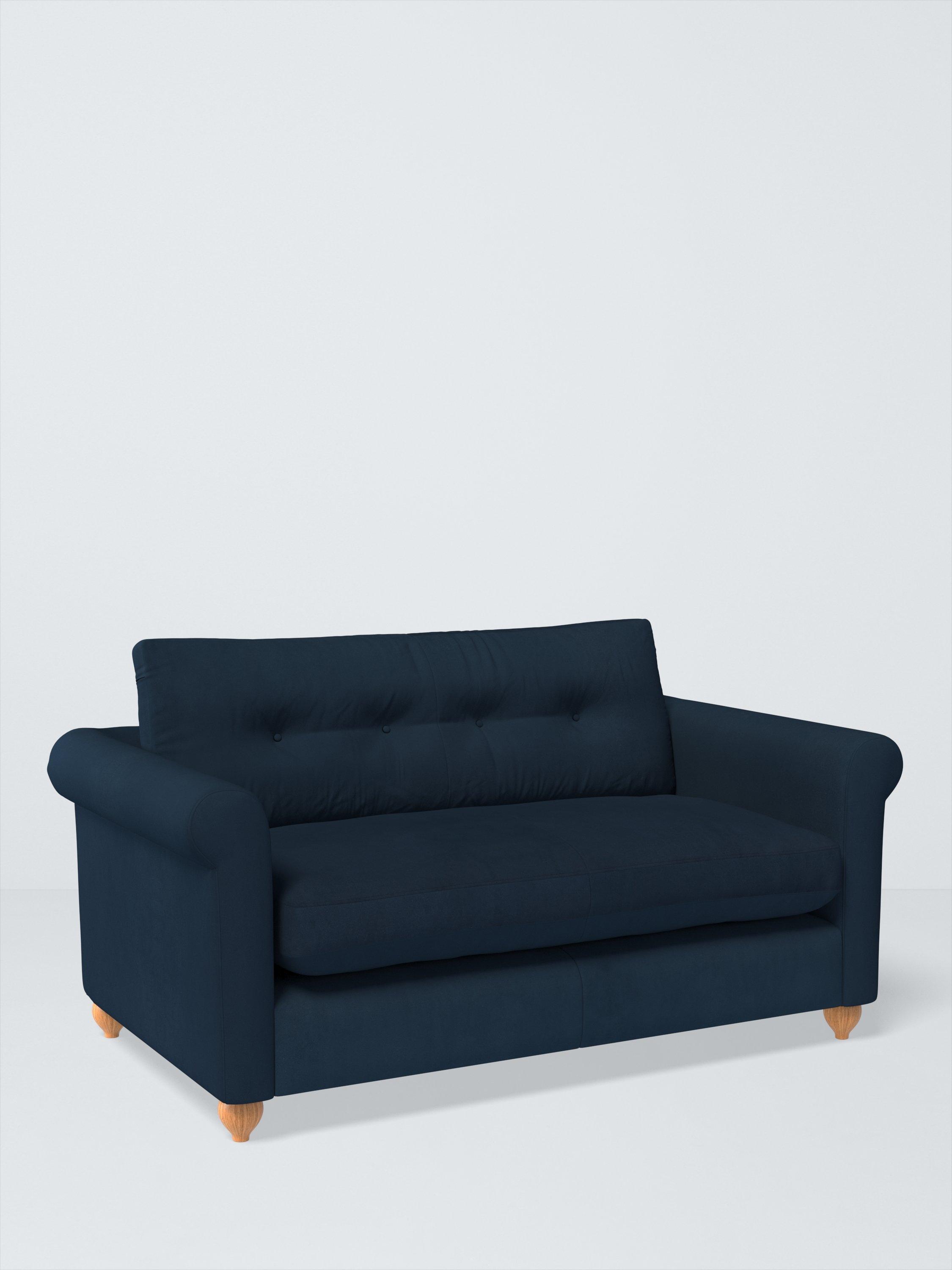 Kingham Range, John Lewis Easy Clean Plush Velvet Fabric, Navy, Price Band B
