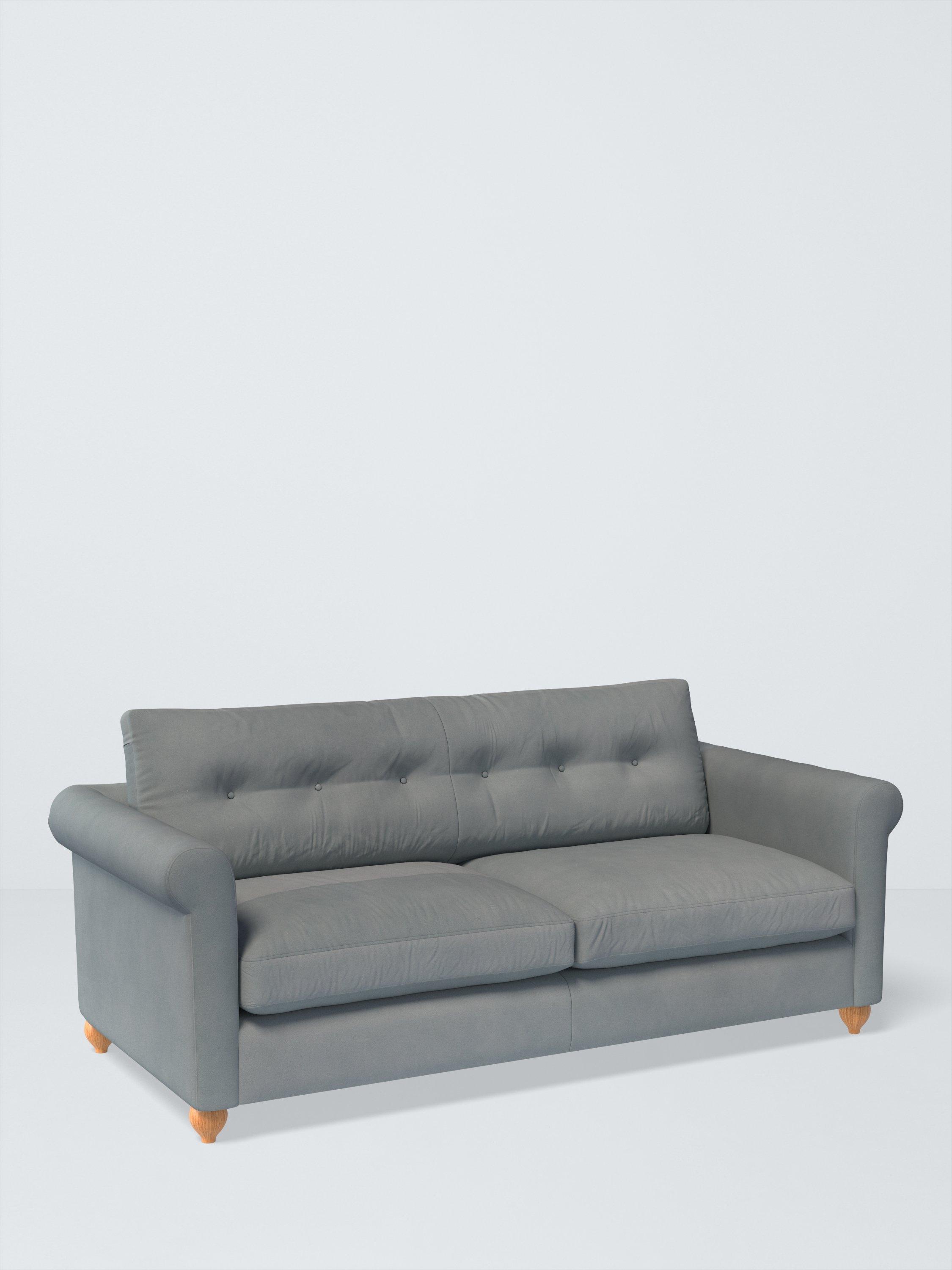 Kingham Range, John Lewis Easy Clean Eco Velvet Fabric, Slate Blue, Price Band D