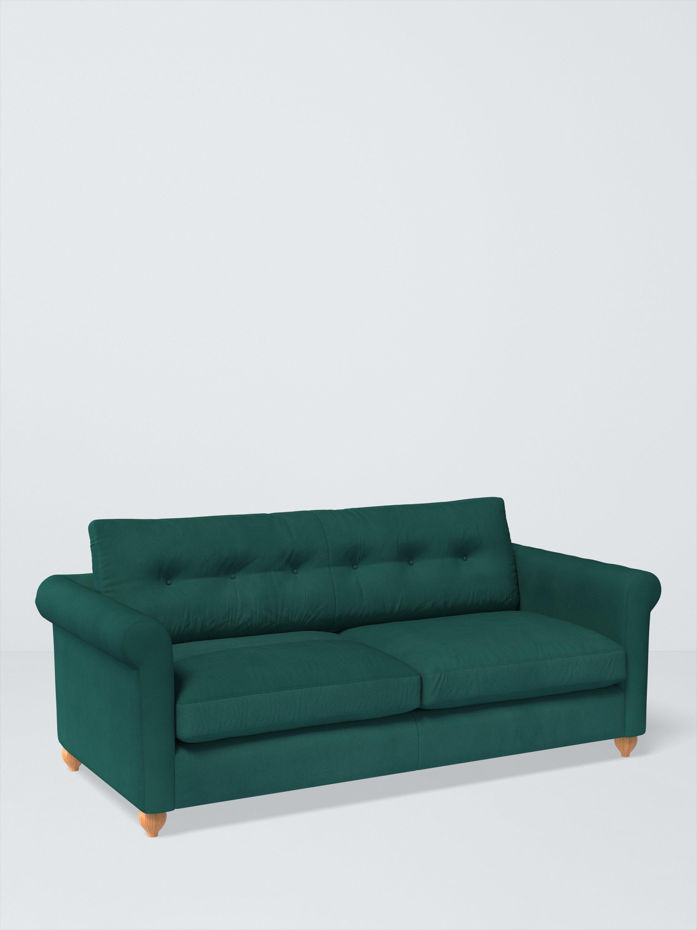Kingham Range, John Lewis Easy Clean Plush Velvet Fabric, Teal, Price Band B