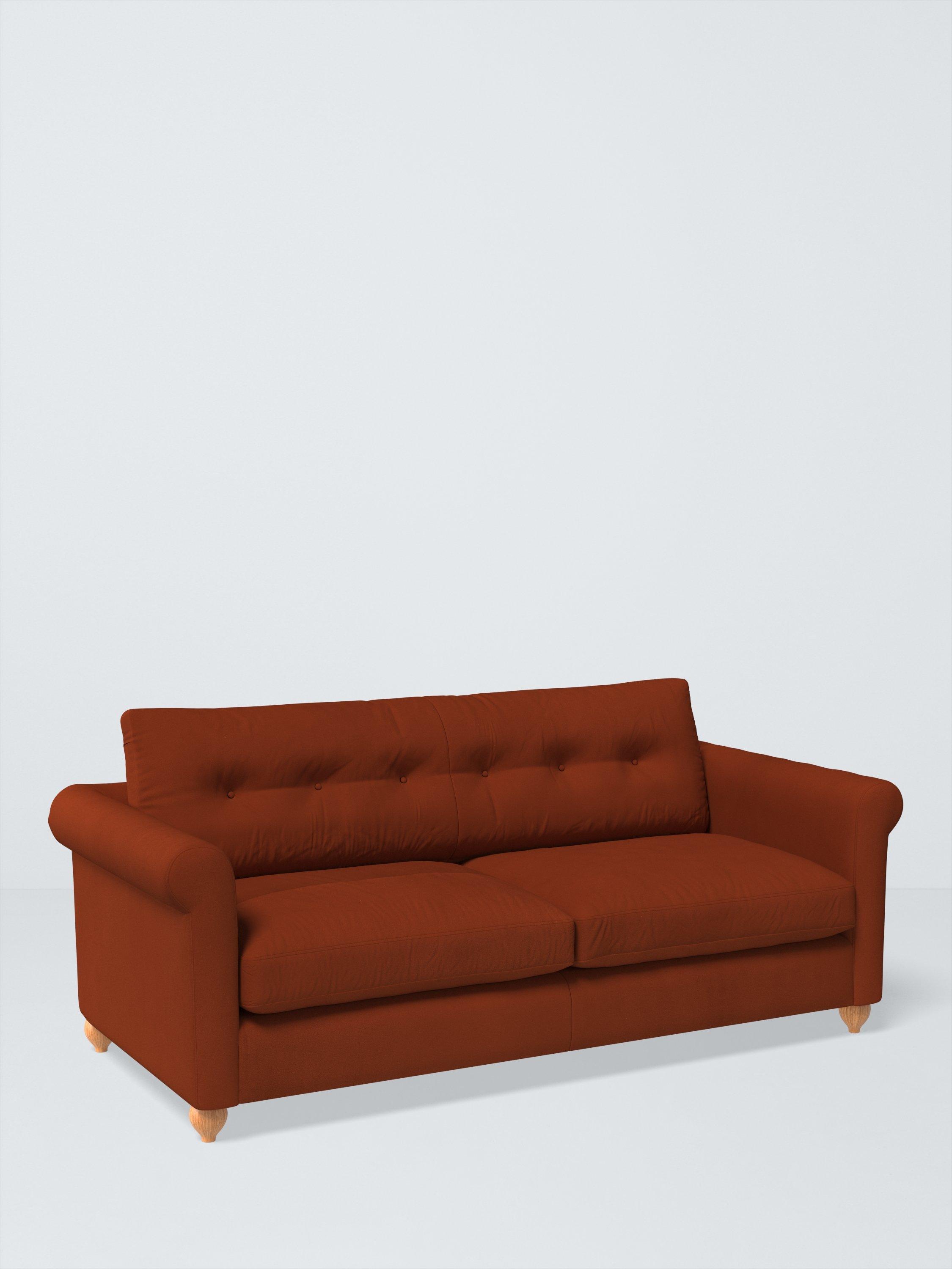 Kingham Range, John Lewis Easy Clean Plush Velvet Fabric, Auburn, Price Band B