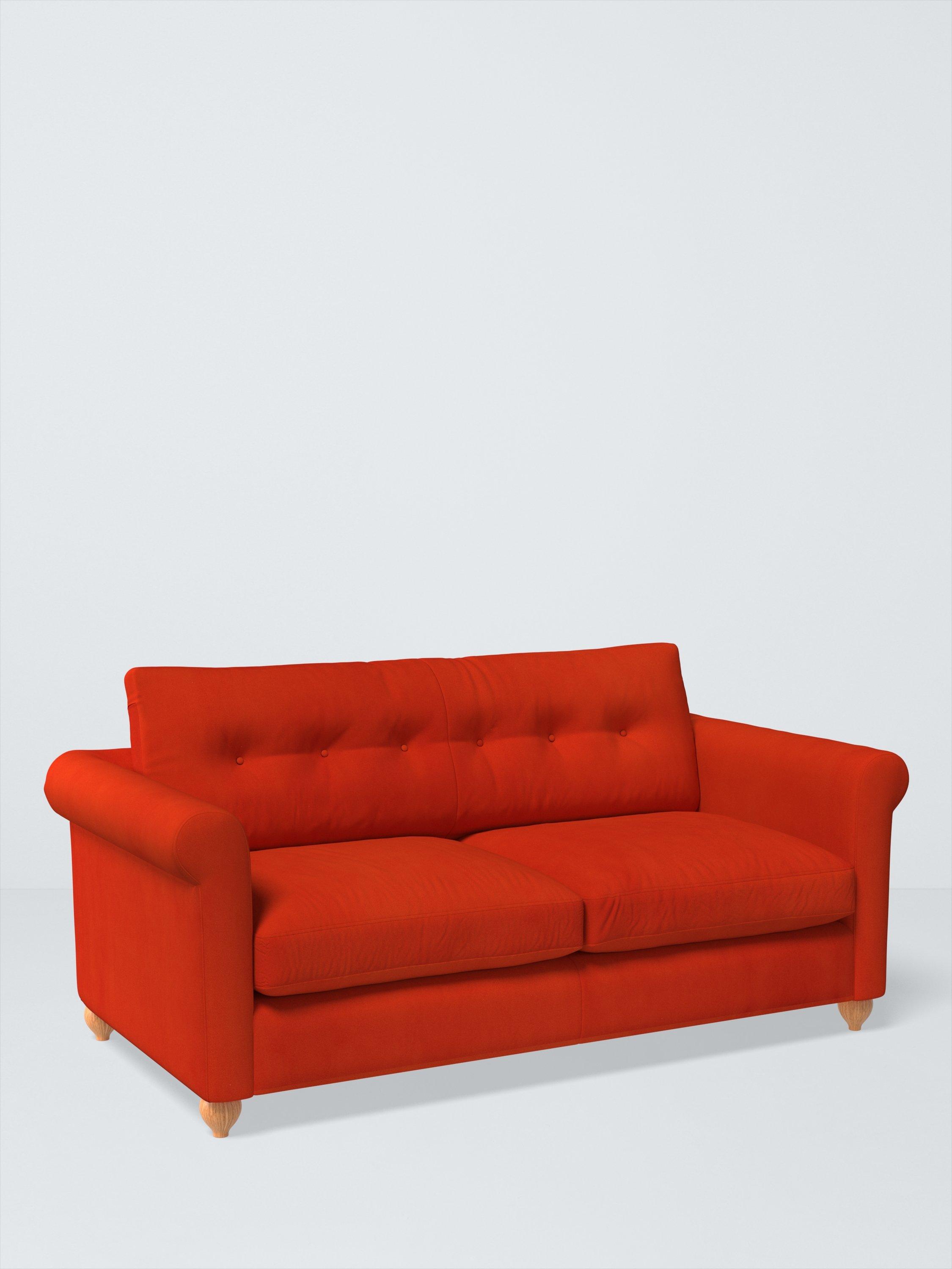 Kingham Range, John Lewis Easy Clean Plush Velvet Fabric, Paprika, Price Band B