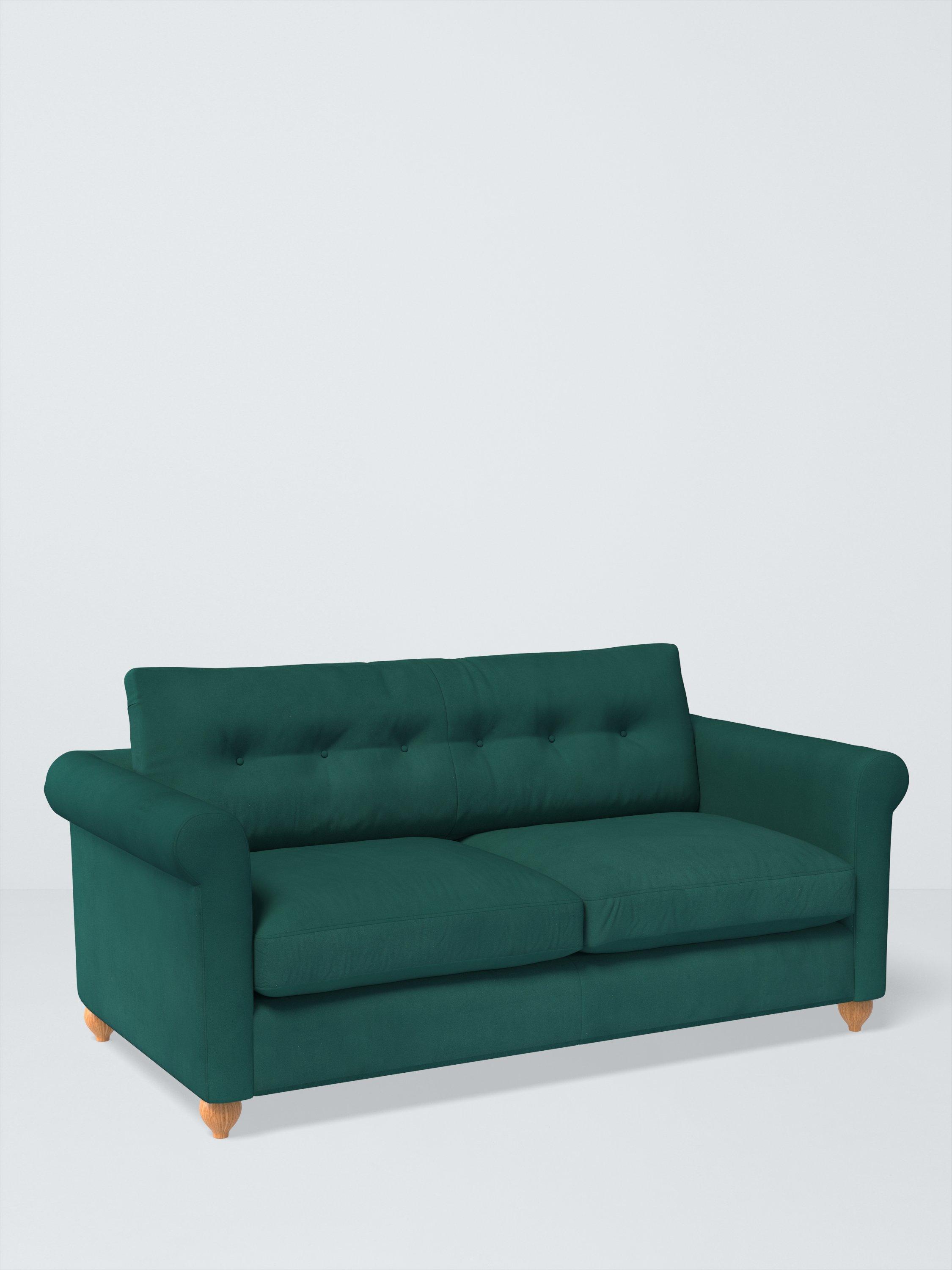Kingham Range, John Lewis Easy Clean Plush Velvet Fabric, Teal, Price Band B